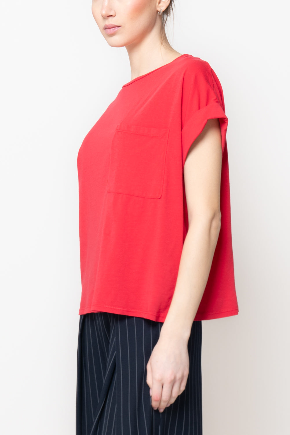 T-shirt Oversize con Taschino