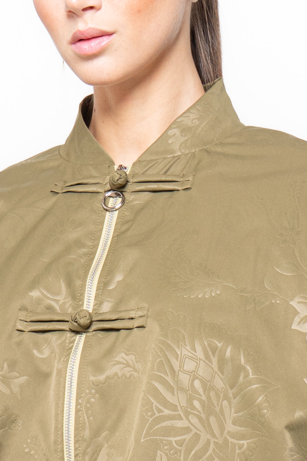 Giacca stile orientale con chiusura a nodini