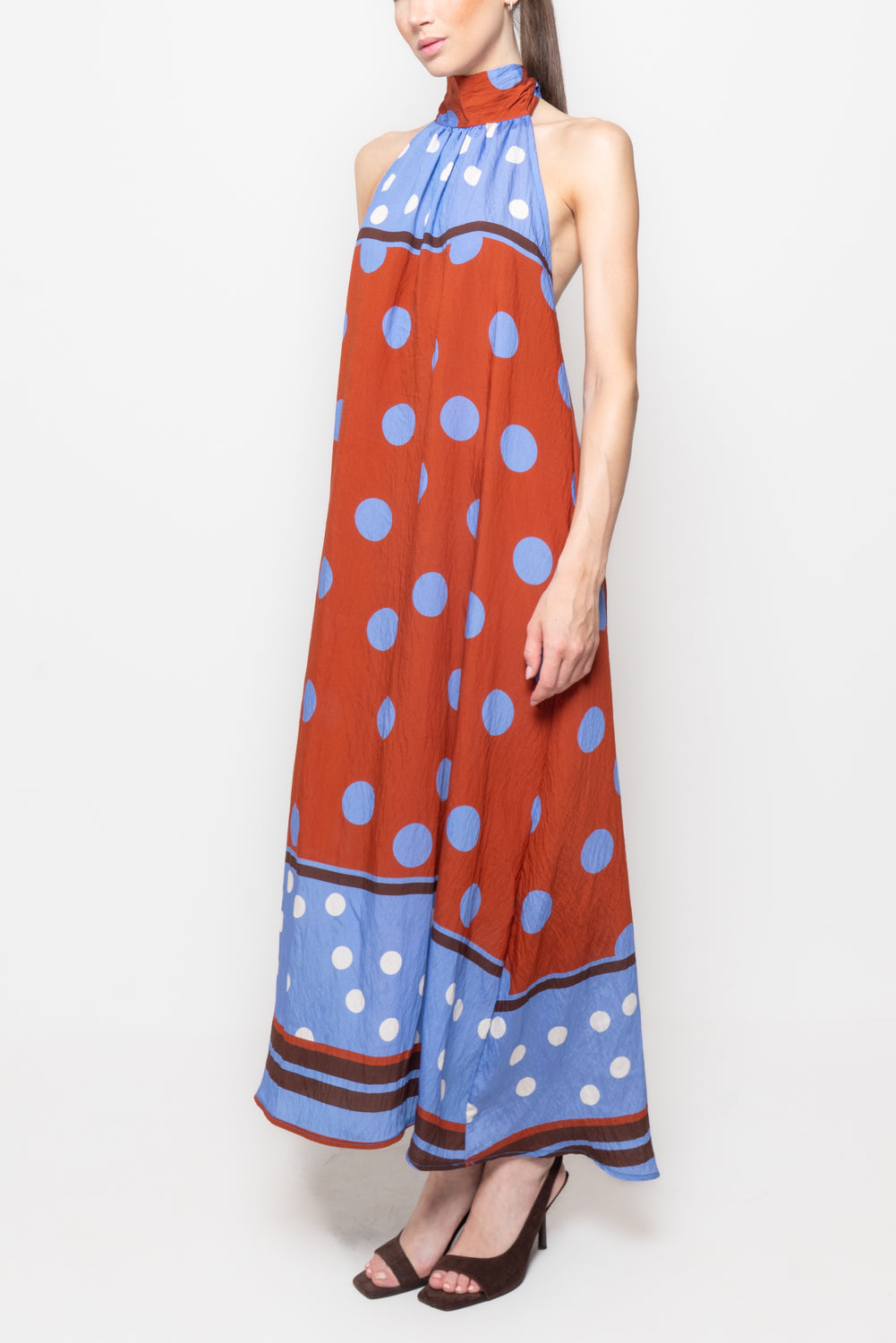 Tuta Intera Lunga Smanicata con Gamba Wide Leg