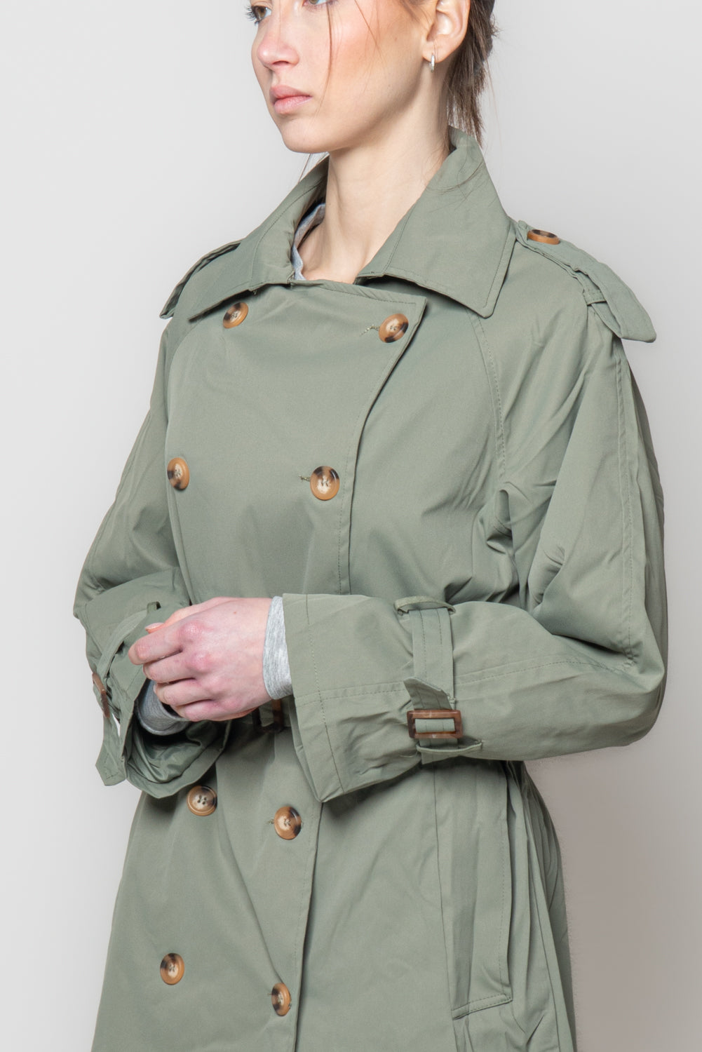 Trench con cintura