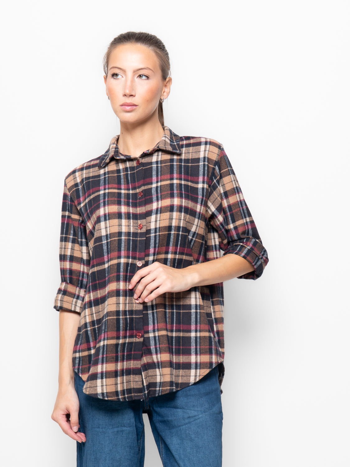 Camicia tartan in flanella