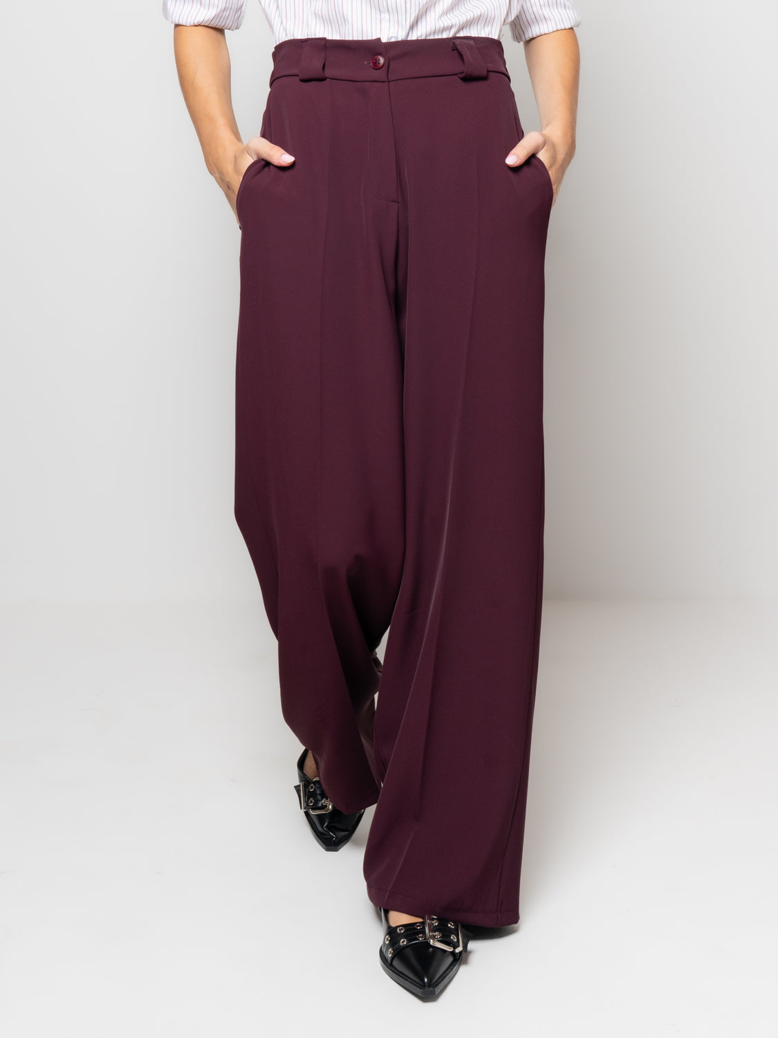 Palazzo in tessuto fluido