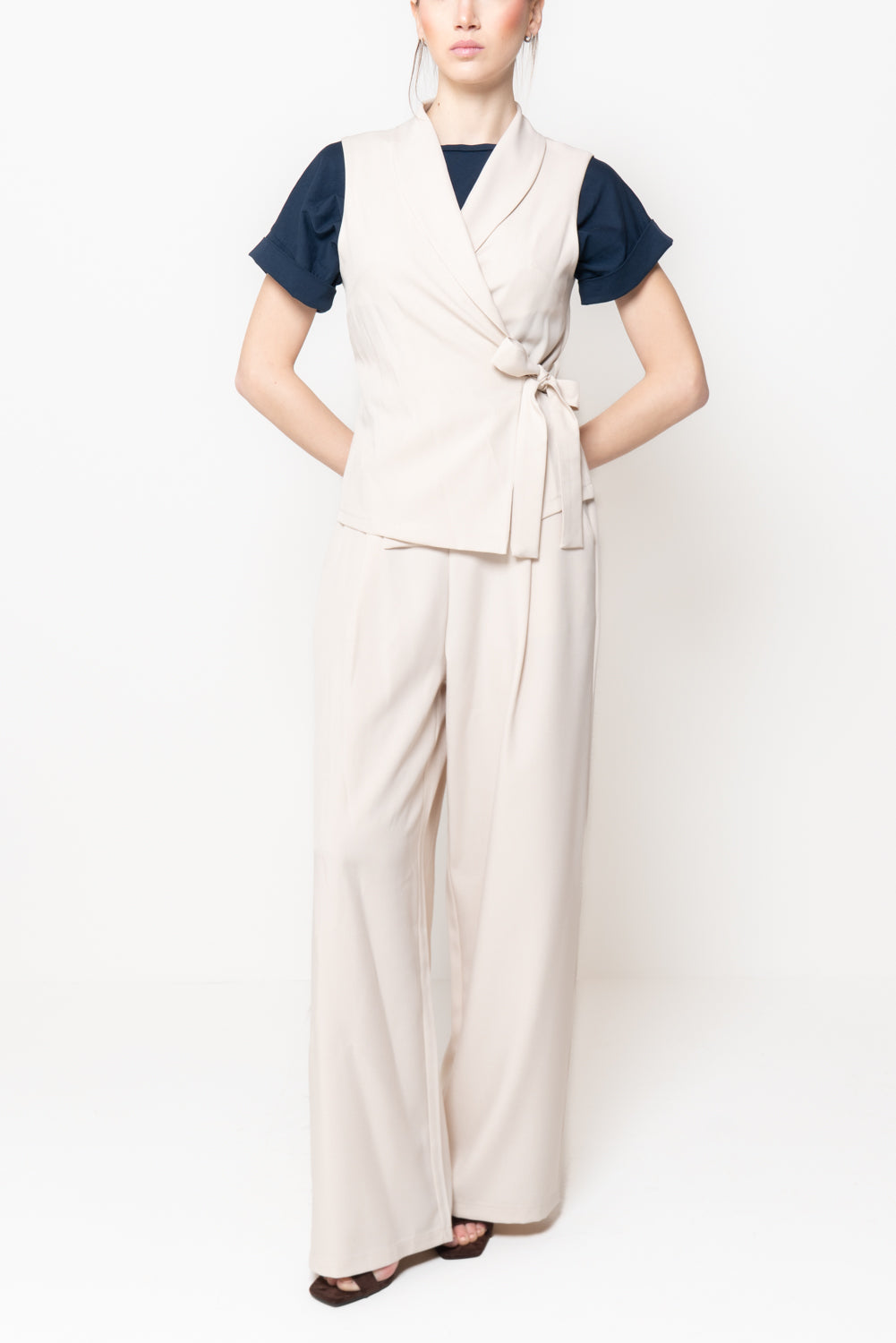 Pantalone Palazzo Wide Leg