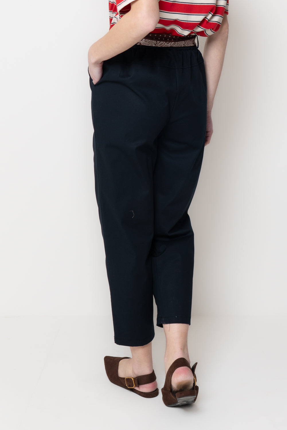 Pantaloni con Cintura Foulard