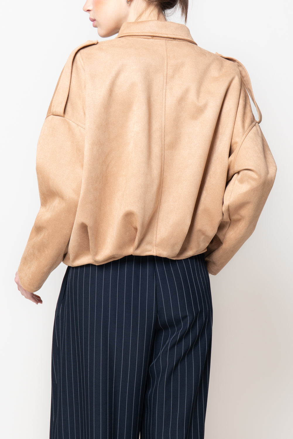 Giacca in Suede Taglio Vivo