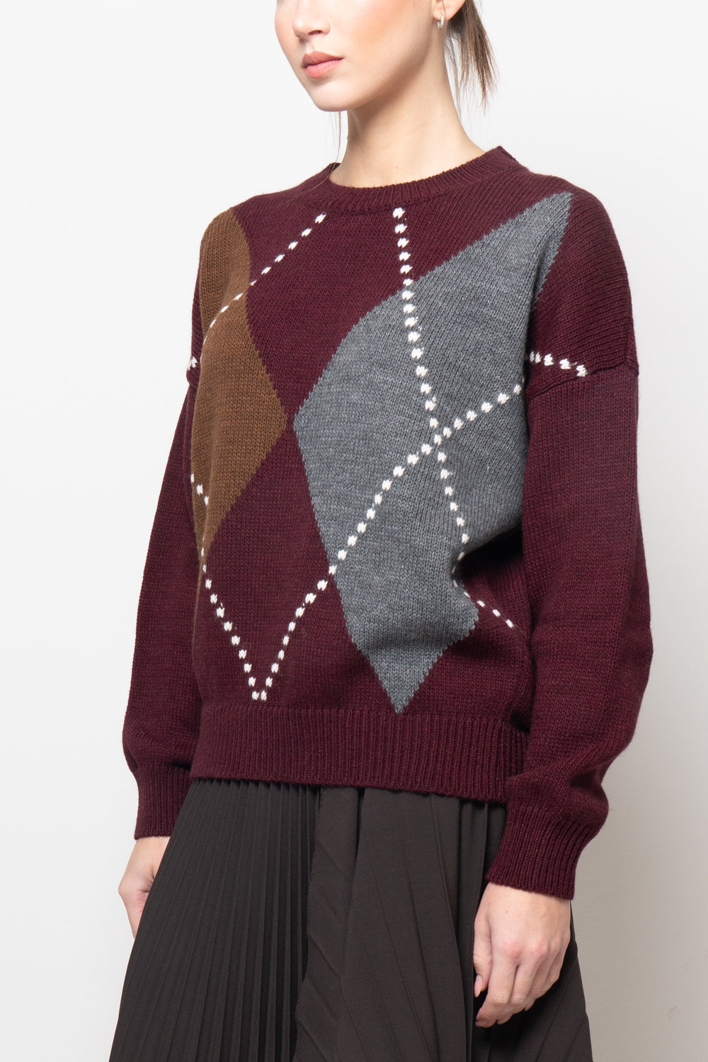 Maglia con doppio rombo