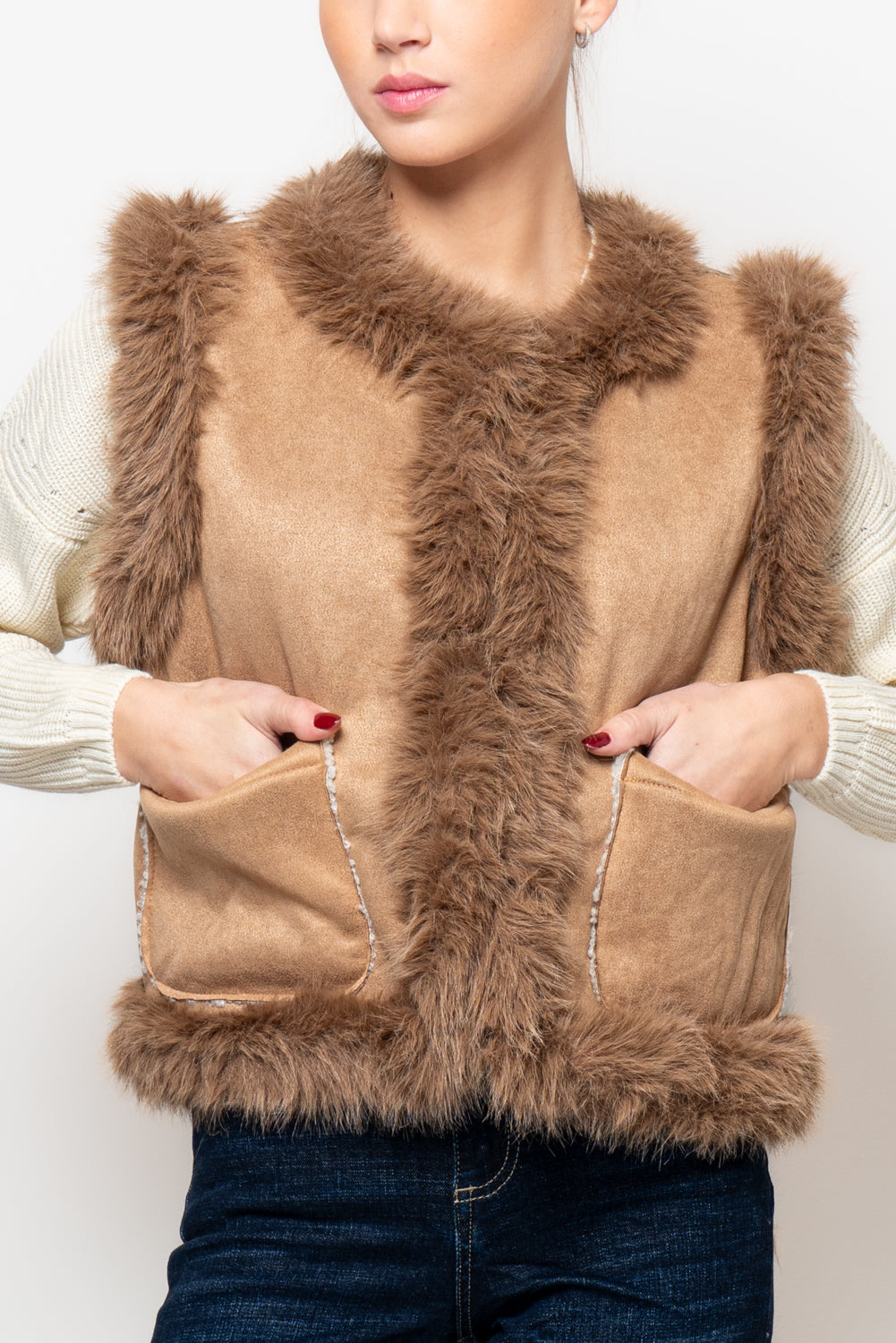 Gilet in ecomontone