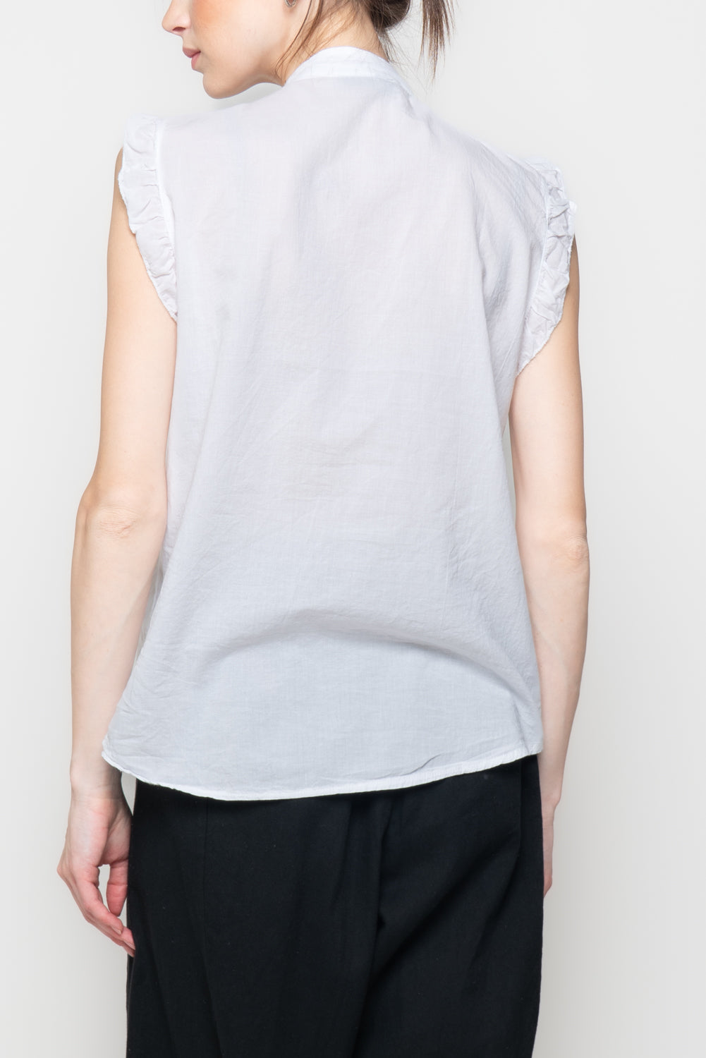 Camicia con rouches