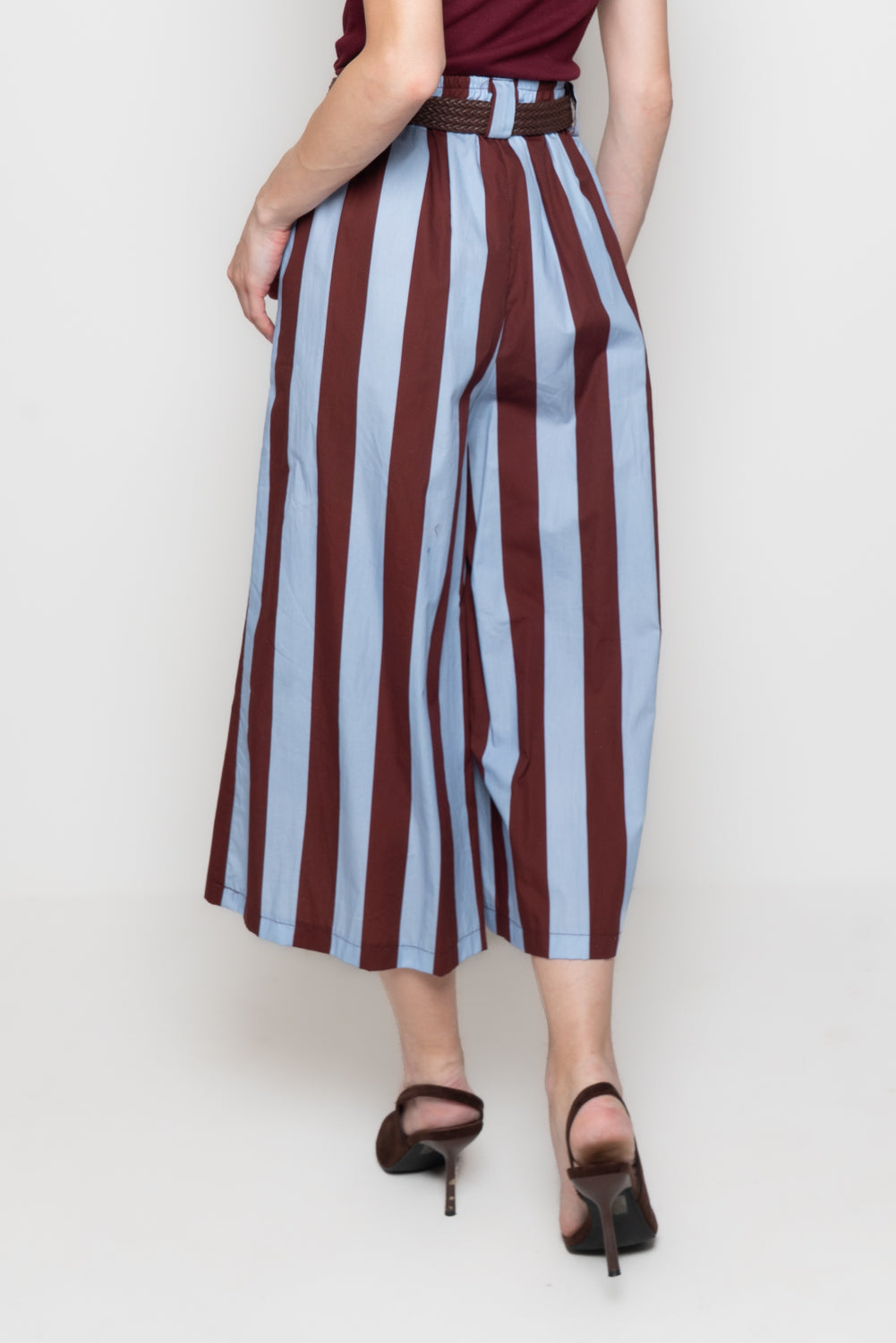 Gonna Pantalone a Righe Verticali
