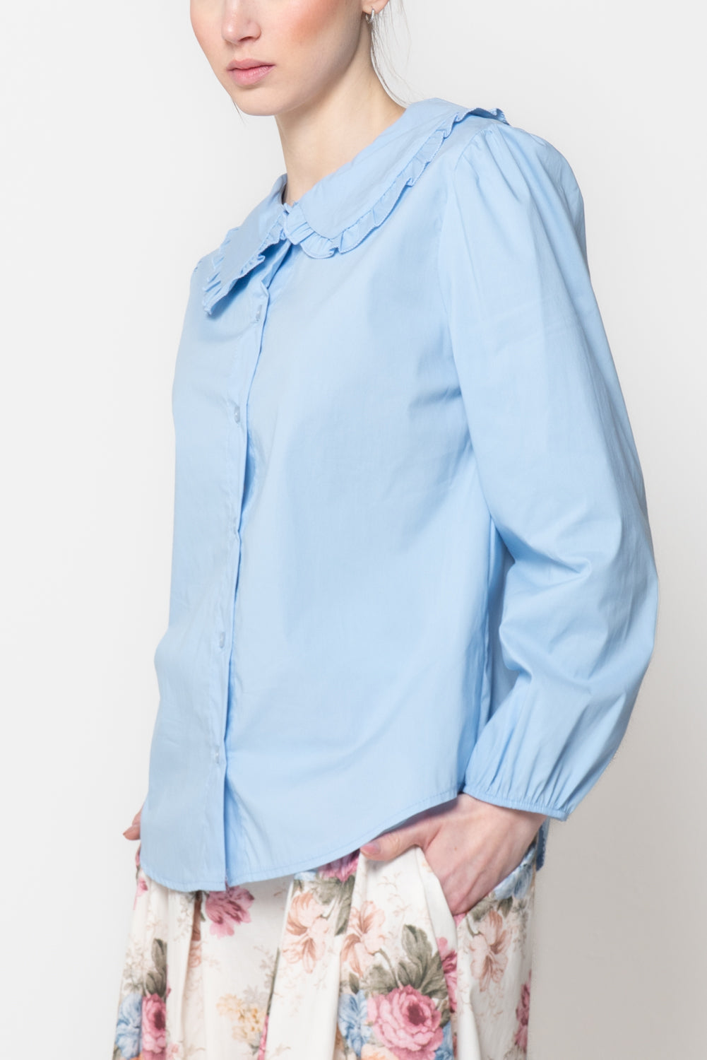Camicia maxi colletto