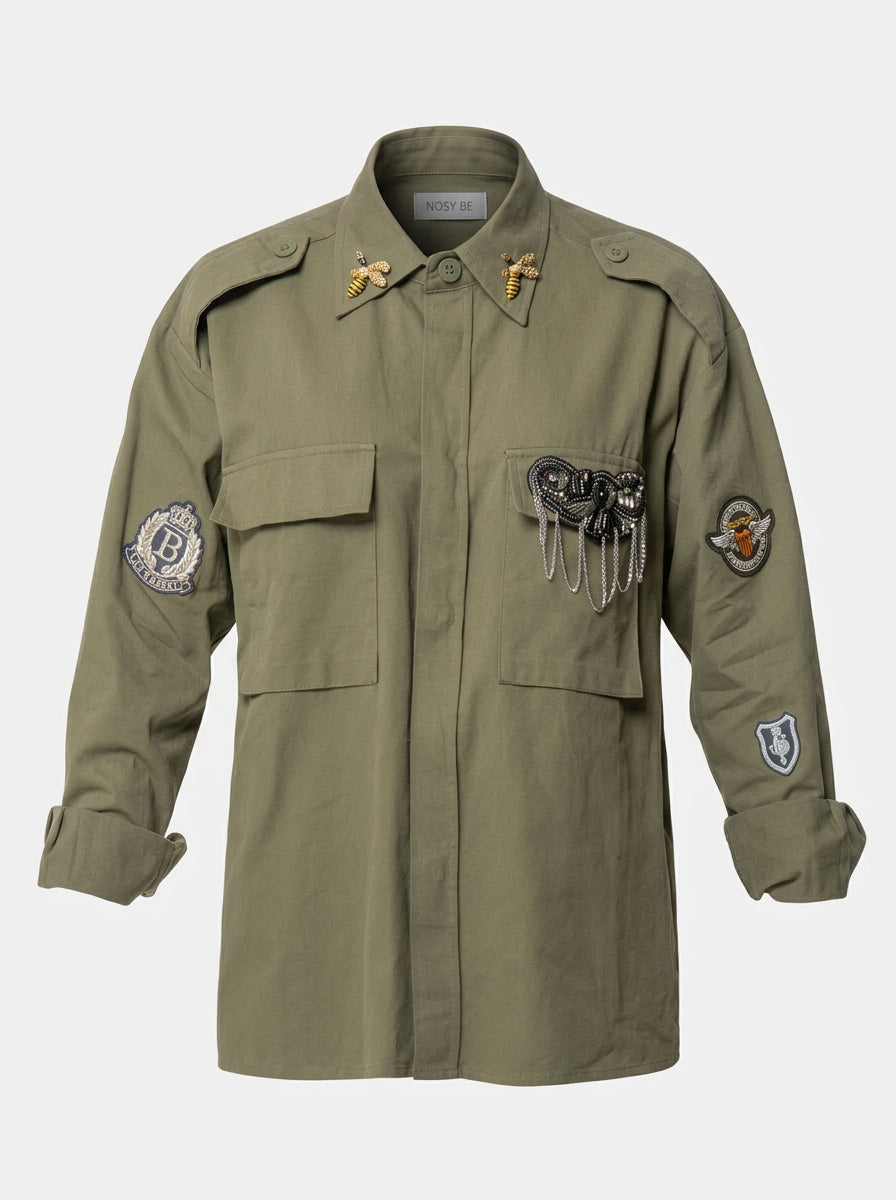 Sahariana Militare Patch Gioiello