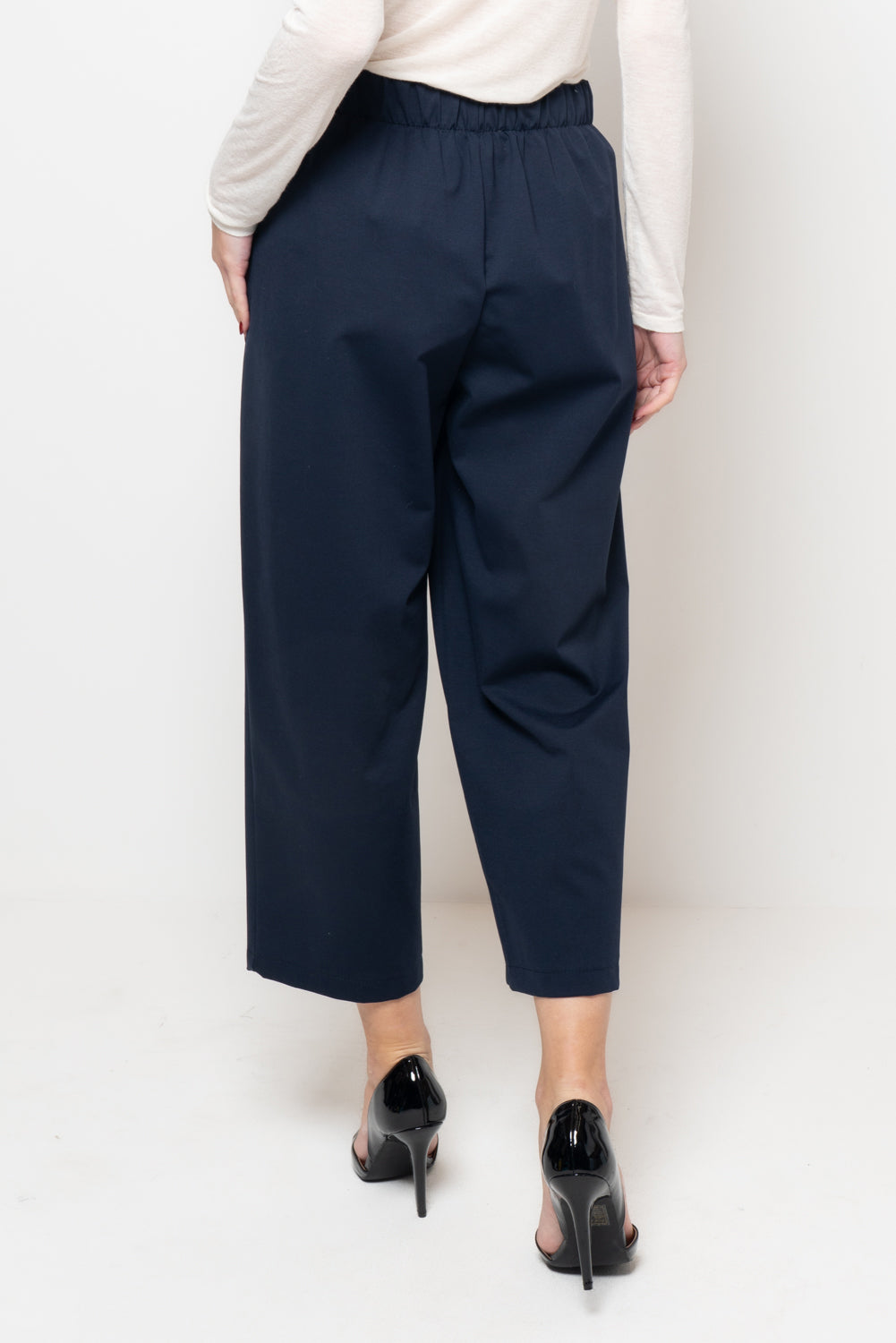 Pantalone in punto milano doppio bottone