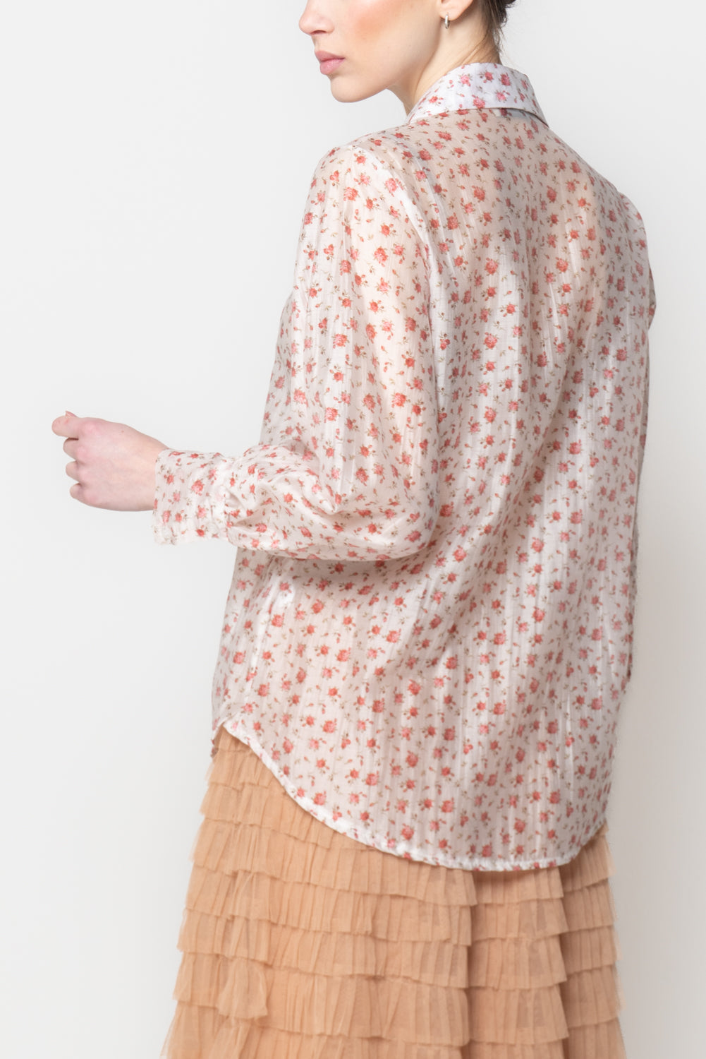 Camicia fantasia rose