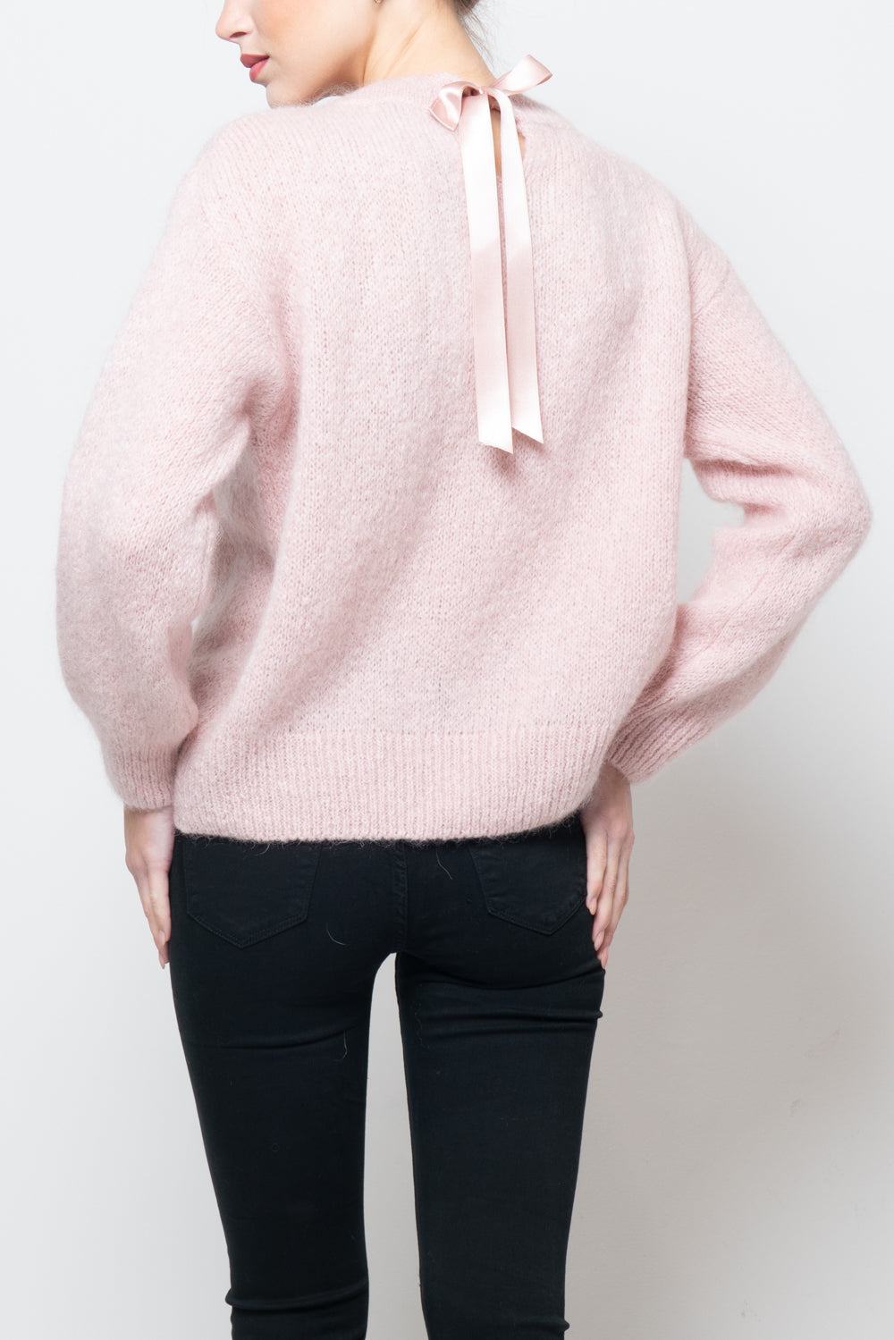 Maglia con fiocco dietro