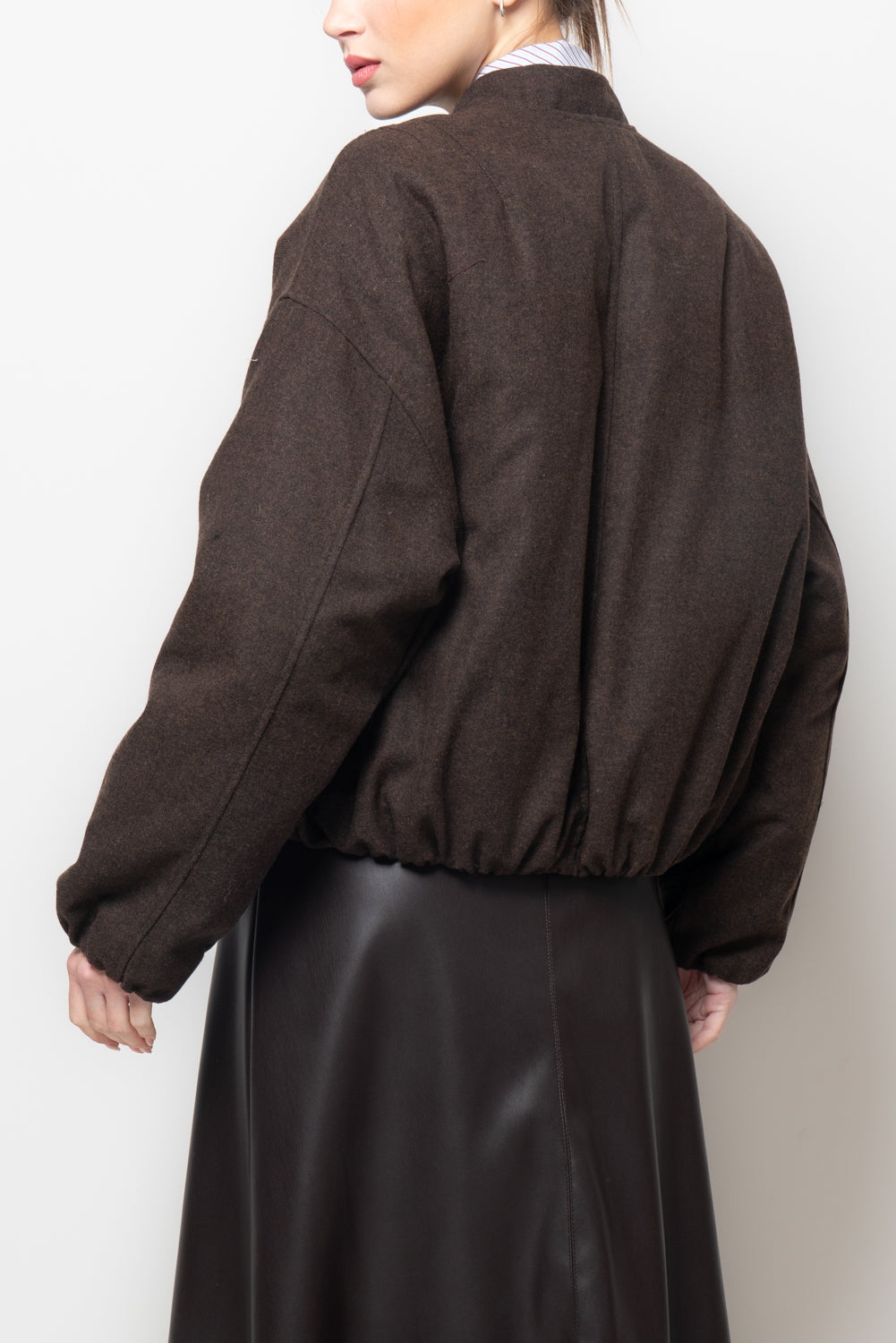 Bomber con manica volume