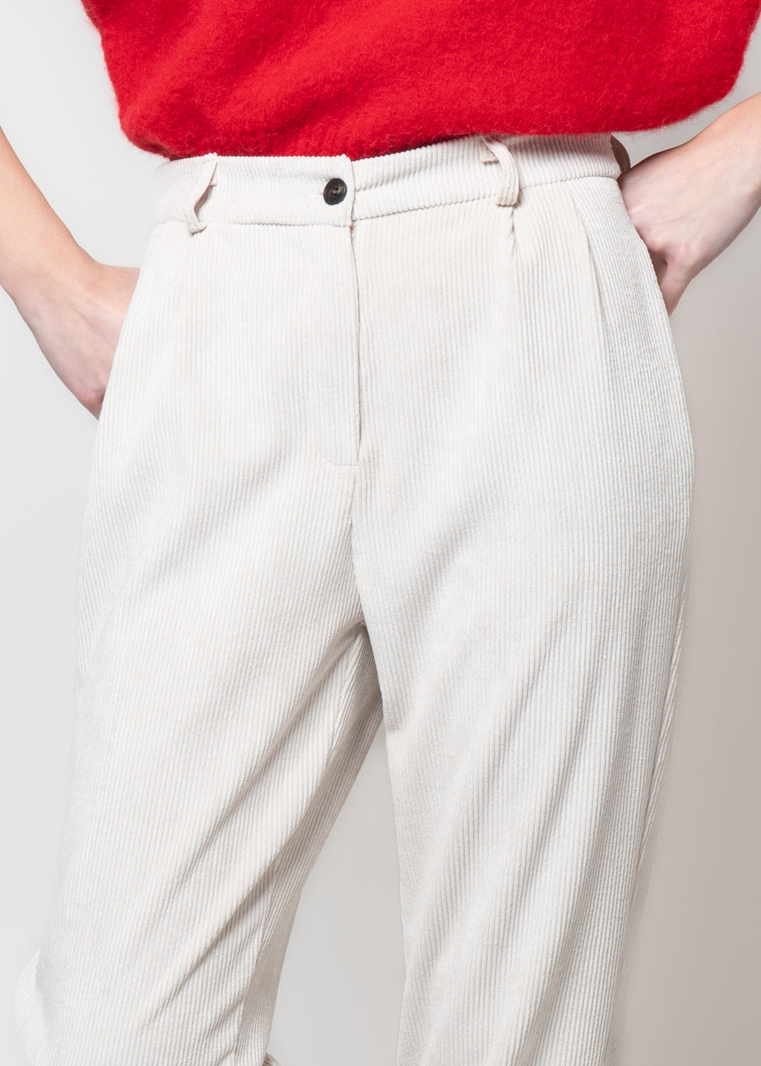 Pantaloni in velluto a sigaretta