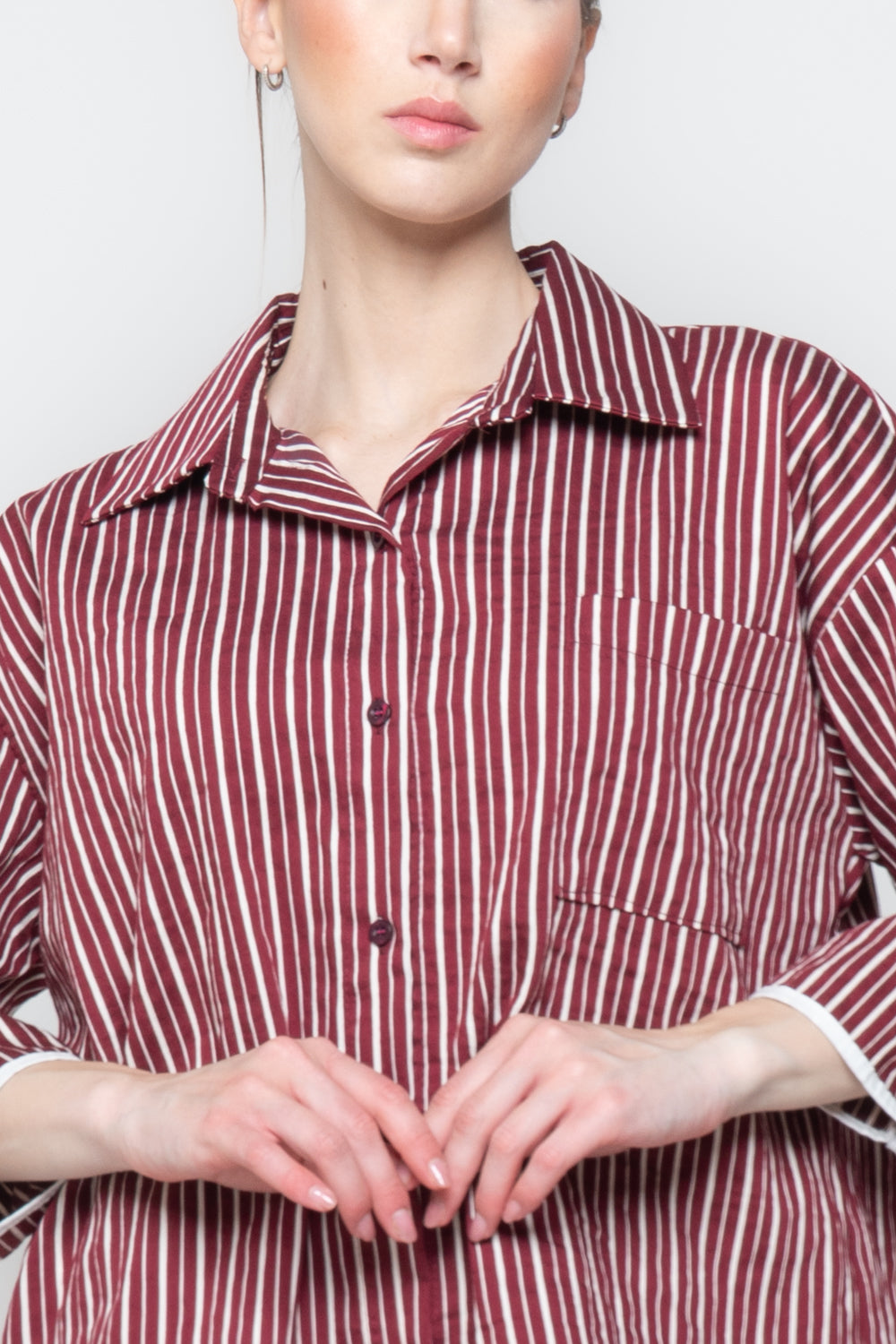 Camicia Oversize a Righe
