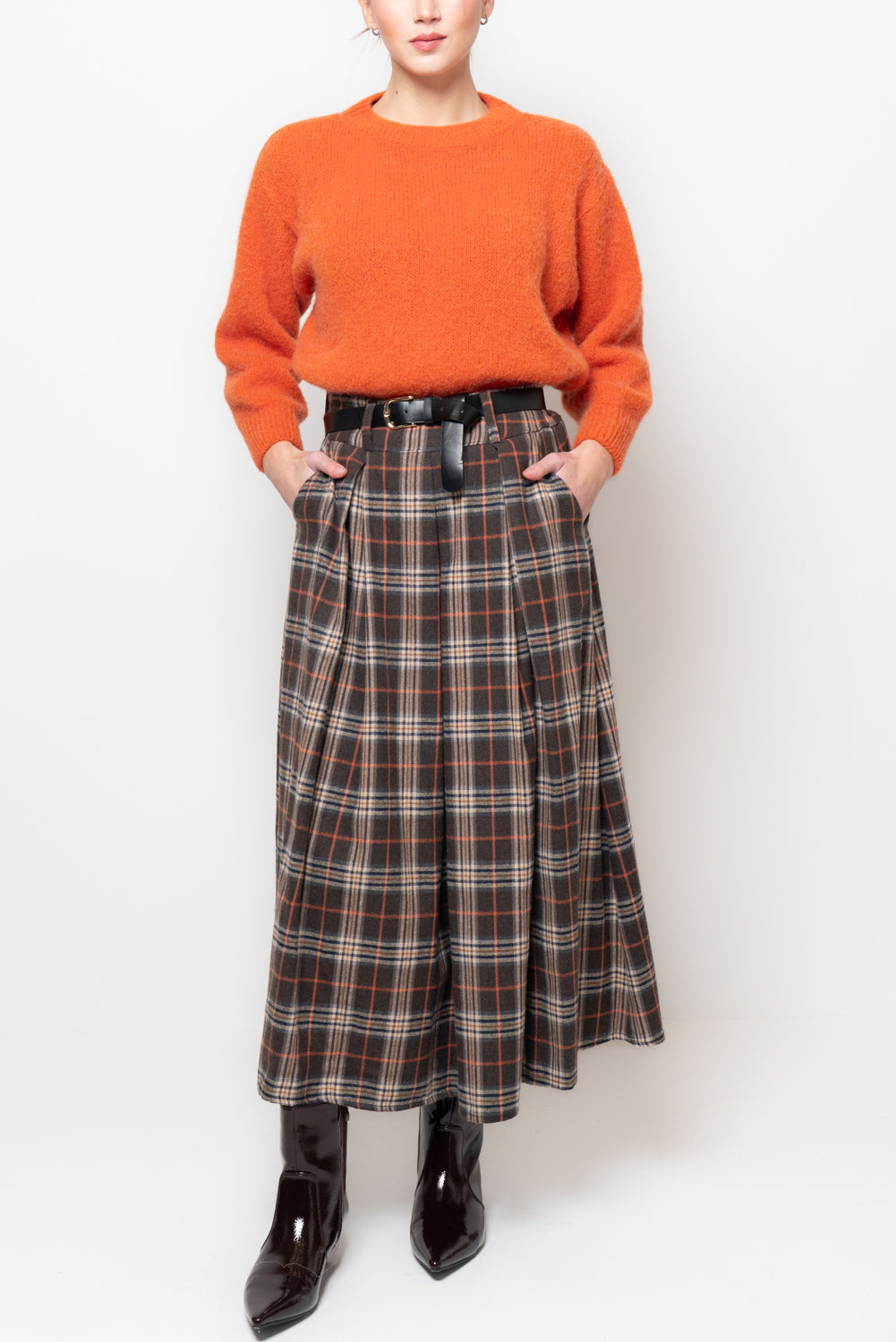 Gonna a quadri con cannoni