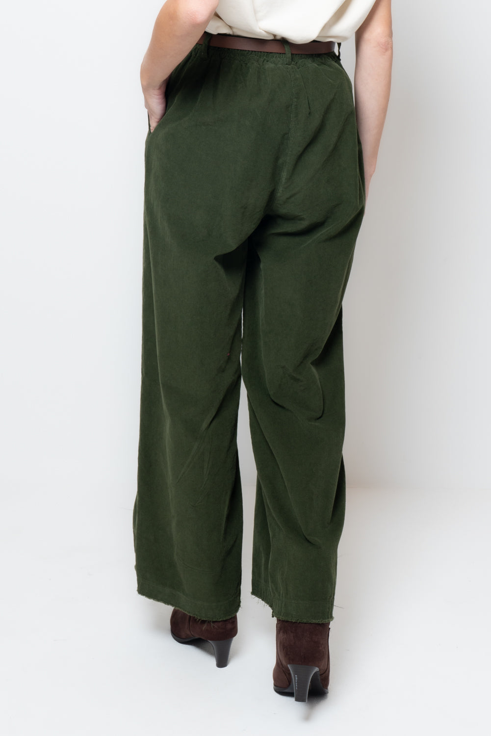 Pantalone palazzo in velluto