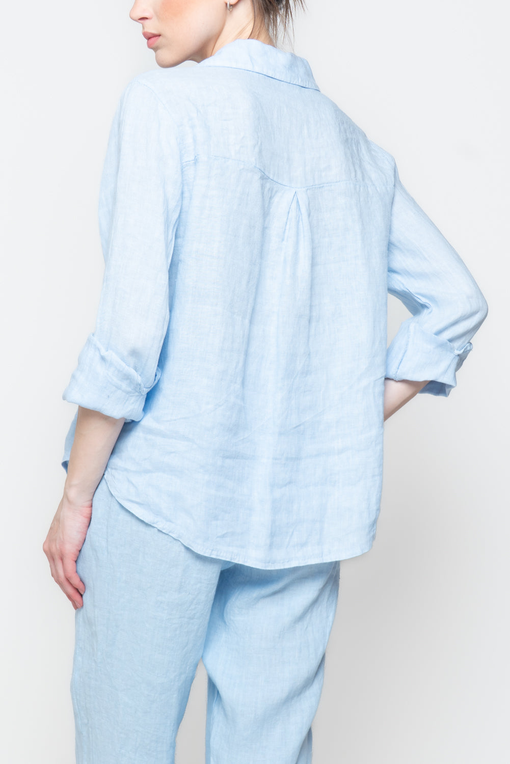 Camicia in Lino con Taschino