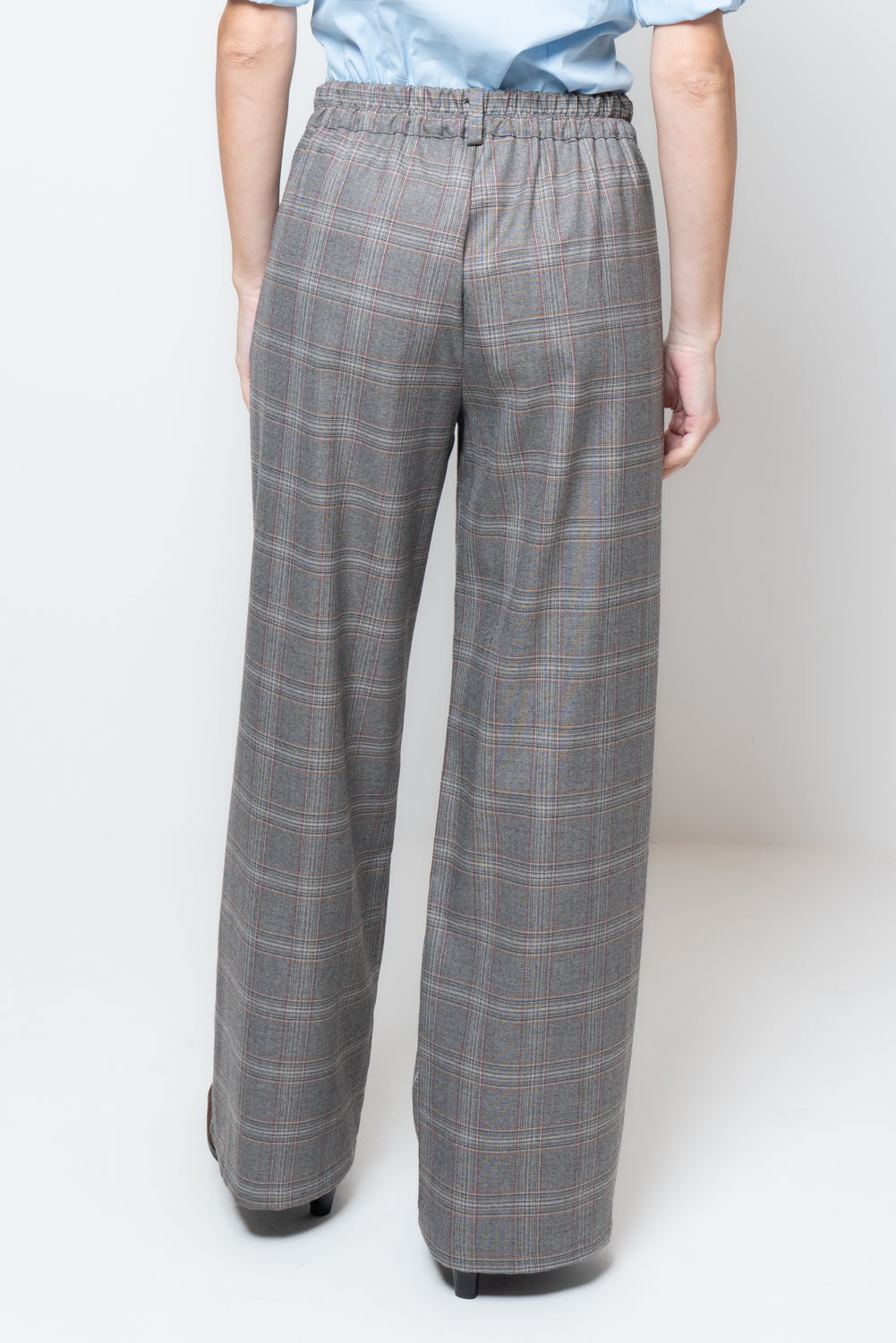 Pantalone palazzo a quadri