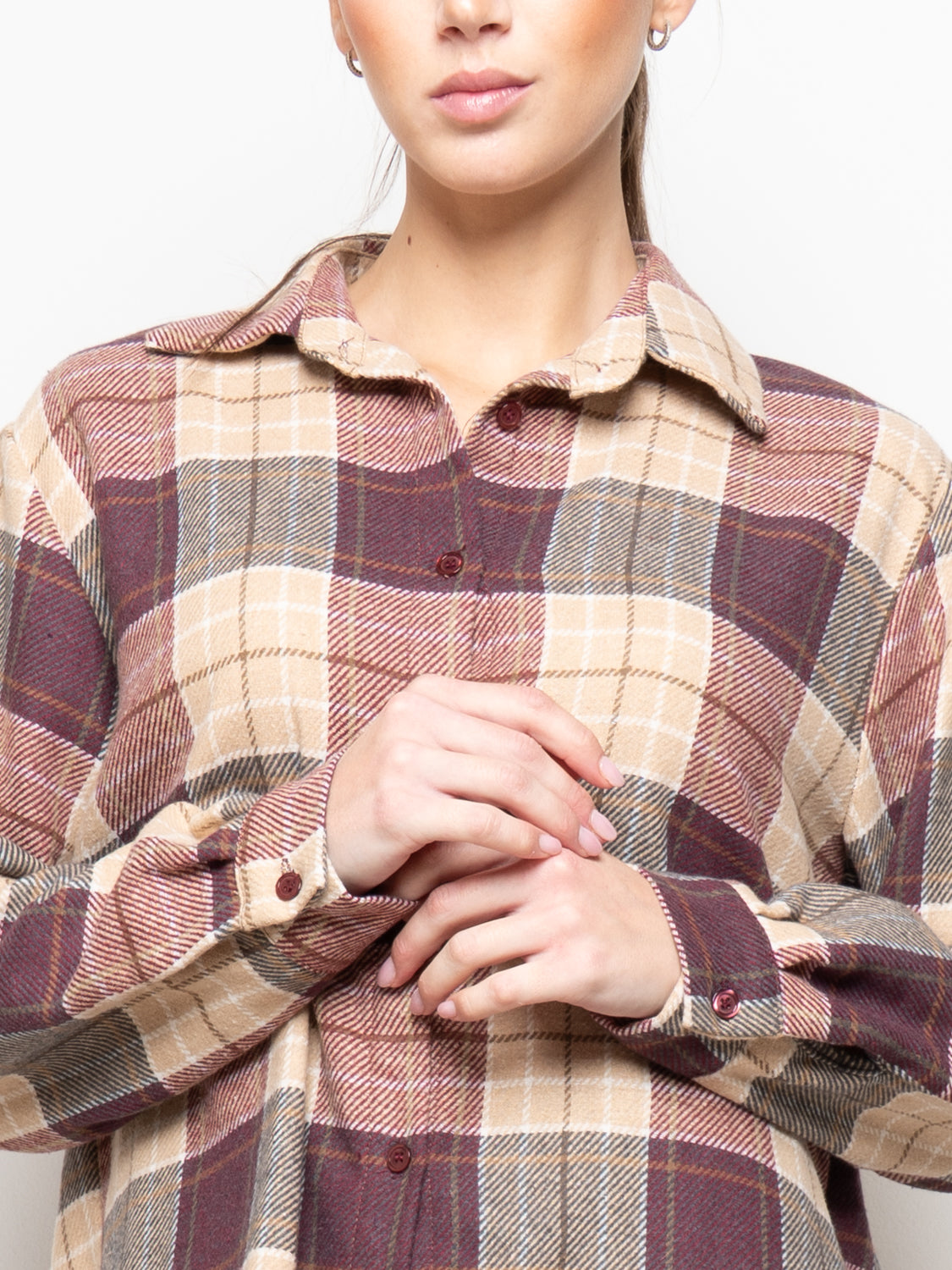 Camicia a quadri flanellata