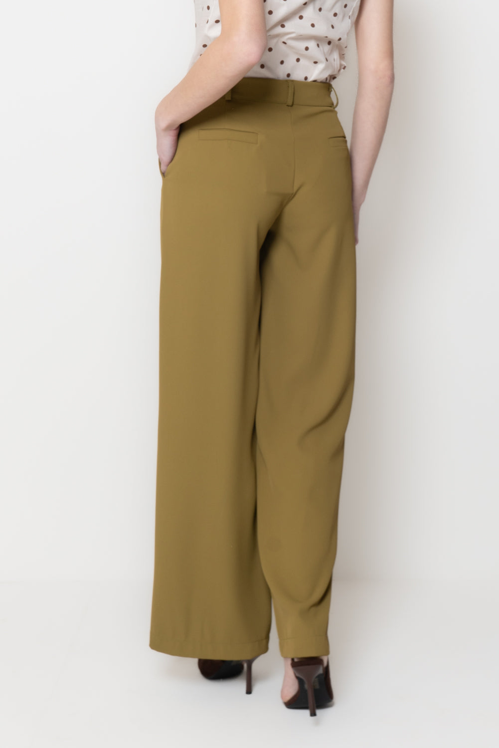 Pantalone Fluido Wide-Leg