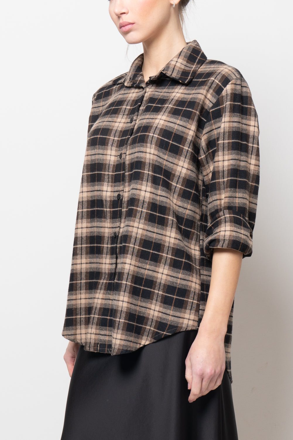 Camicia tartan in flanella
