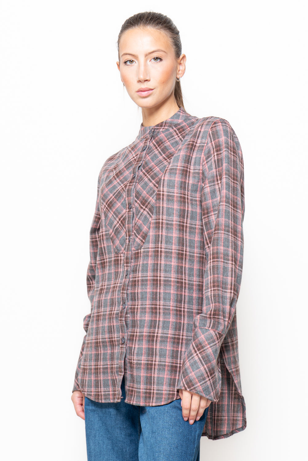 Camicia a quadri in flanella