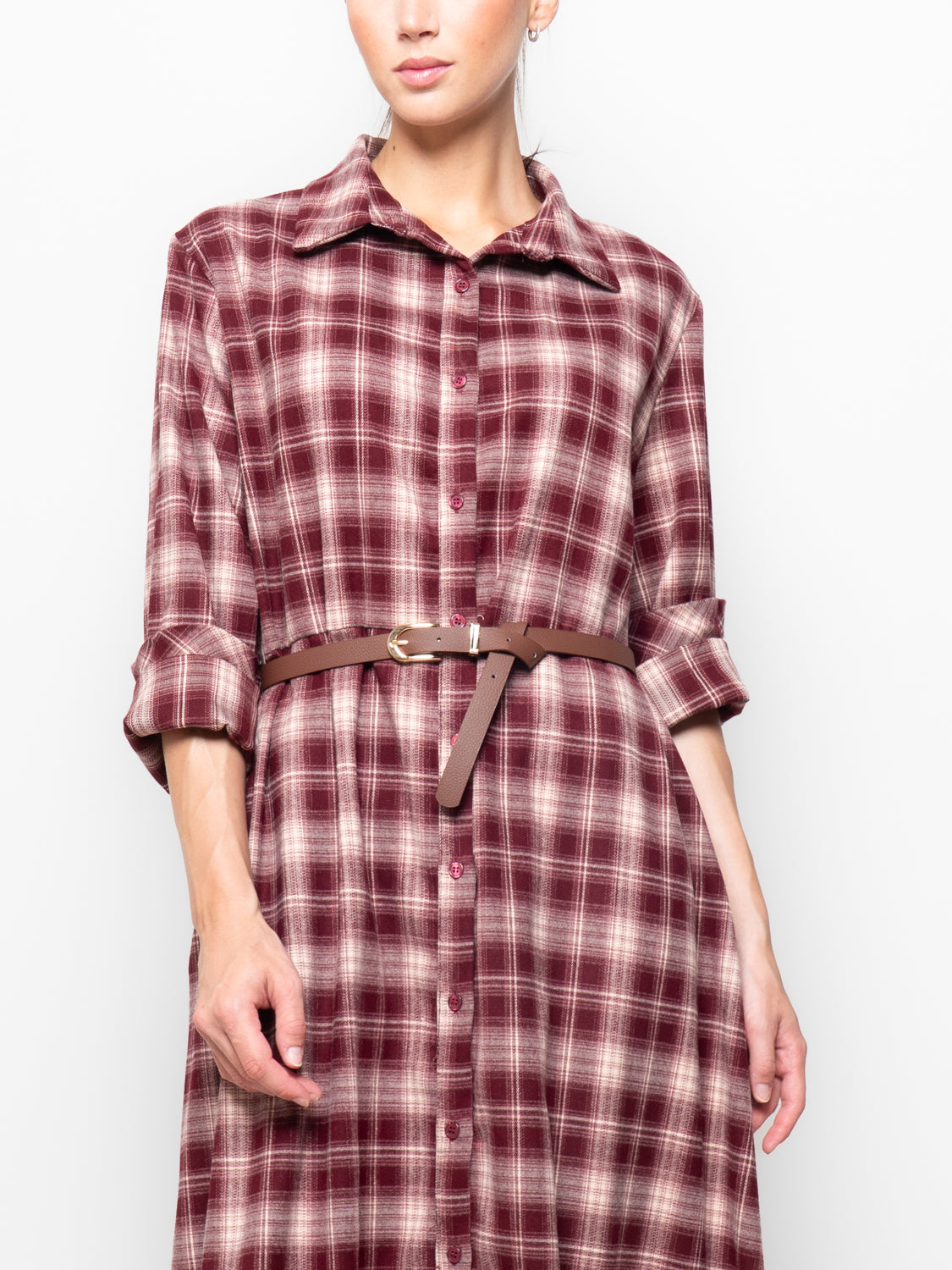 Abito camicia check