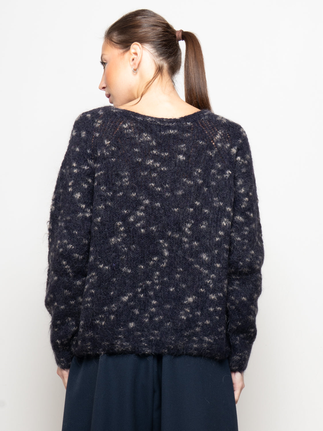 Maglia fantasia puntinata