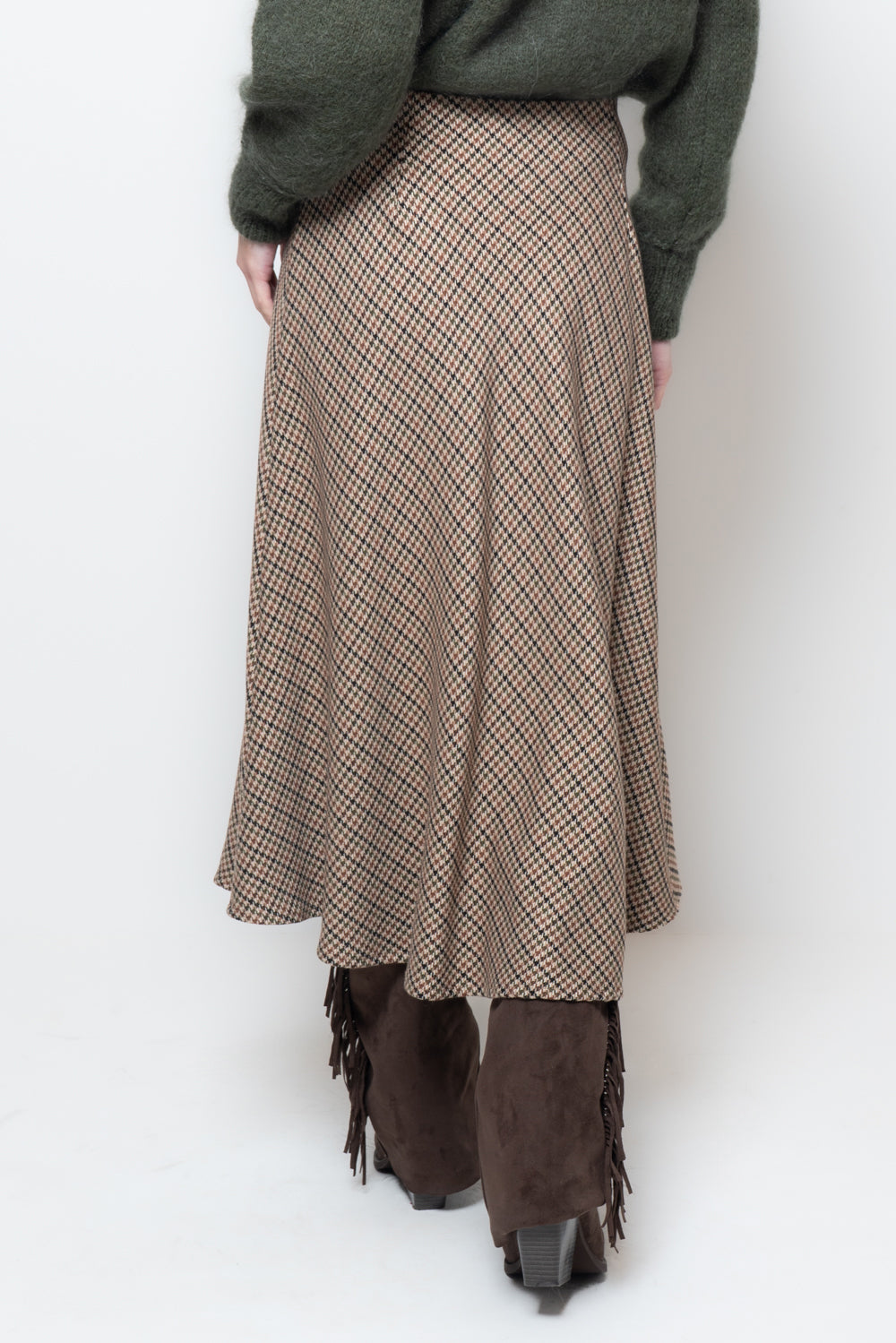 Gonna in pied de poule