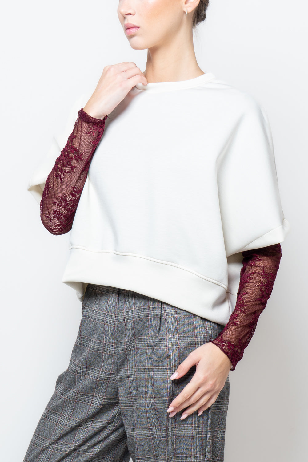 Felpa con manica corta