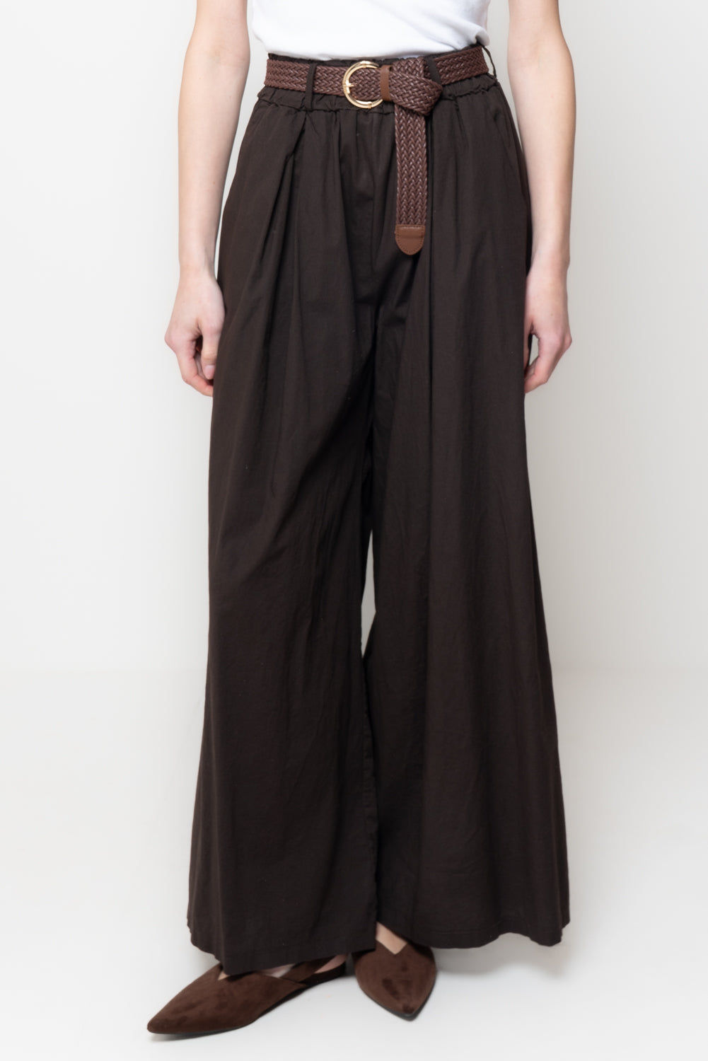Pantalone a Palazzo con Pinces