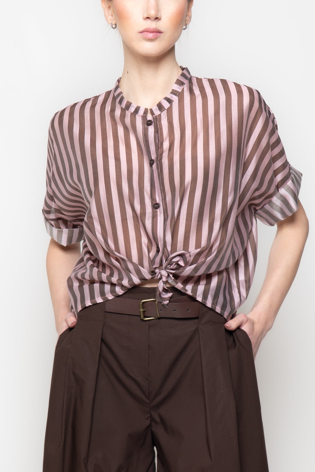 Camicia a righe