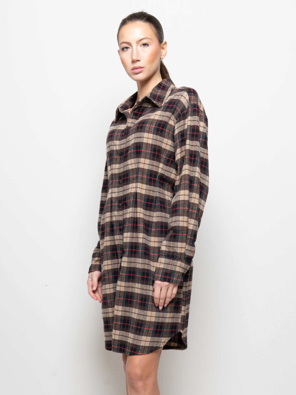 Abito camicia a quadri