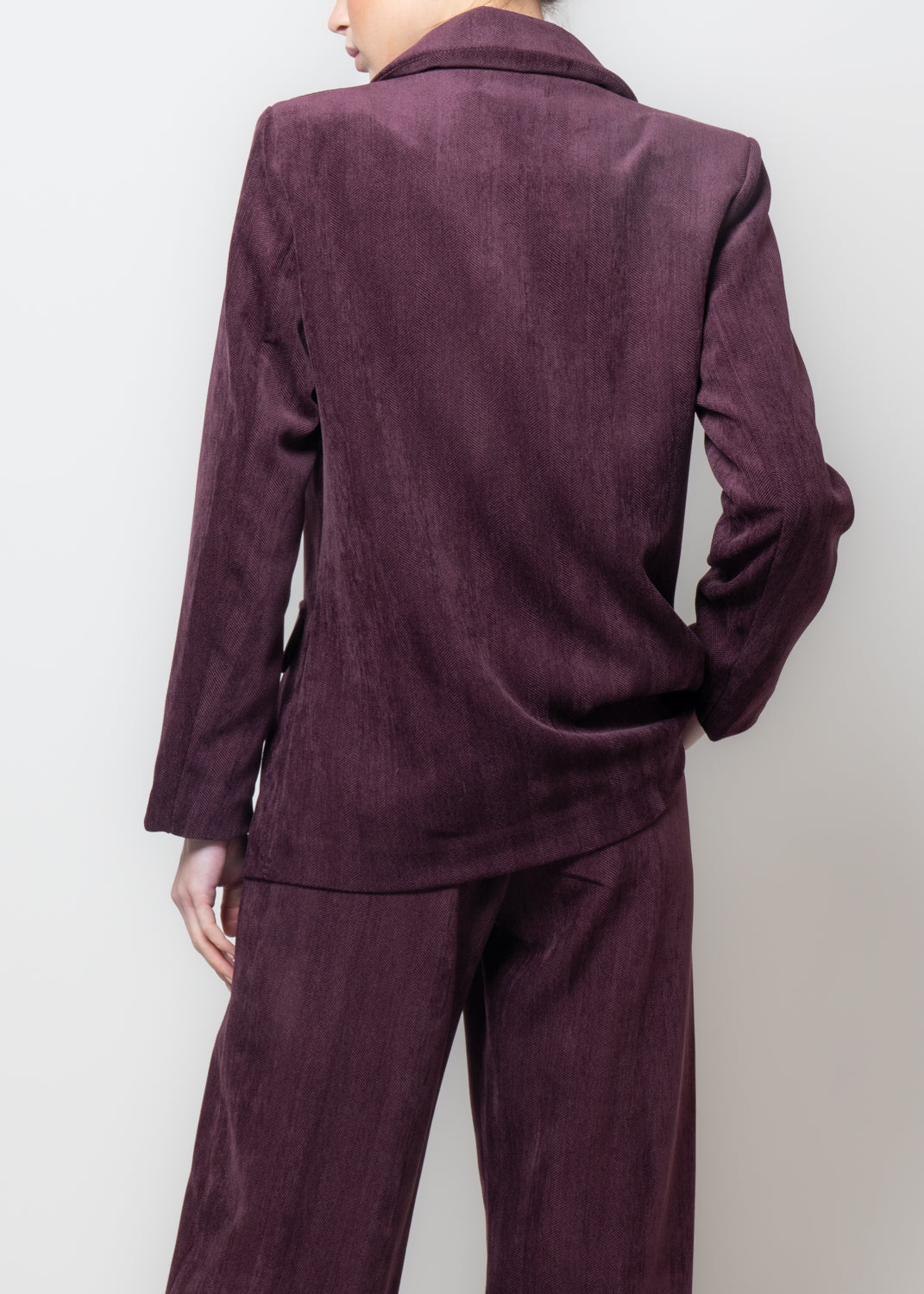 Giacca in velluto doppiopetto