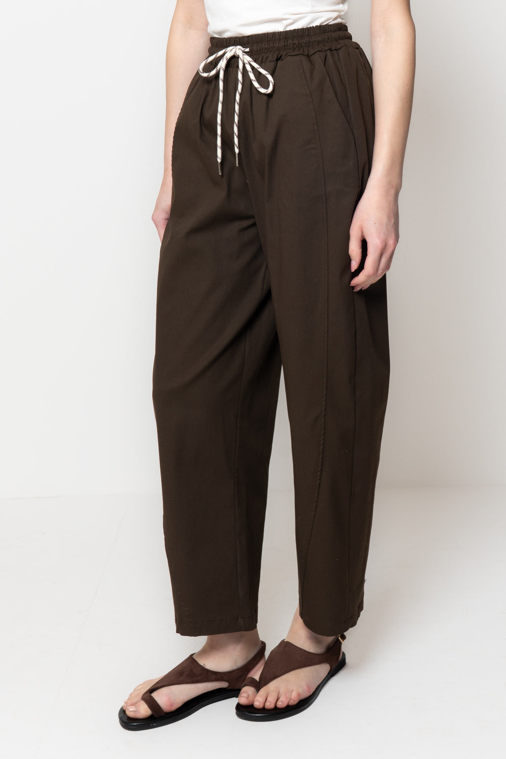 Pantalone in Cotone con Coulisse