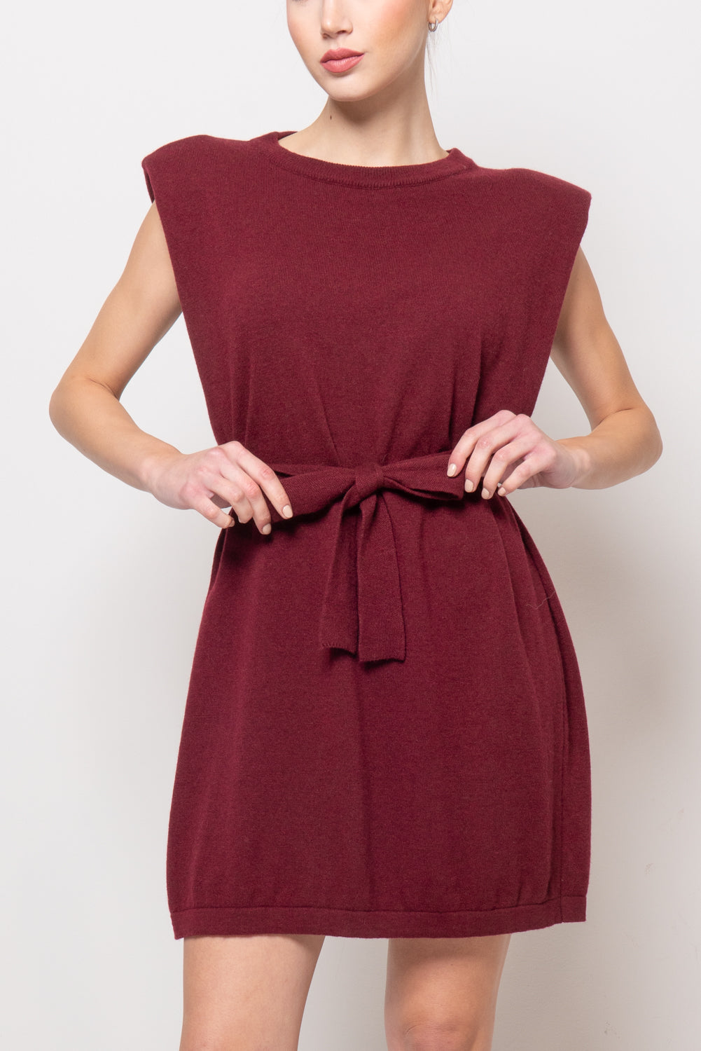 Abito in maglia con spalline