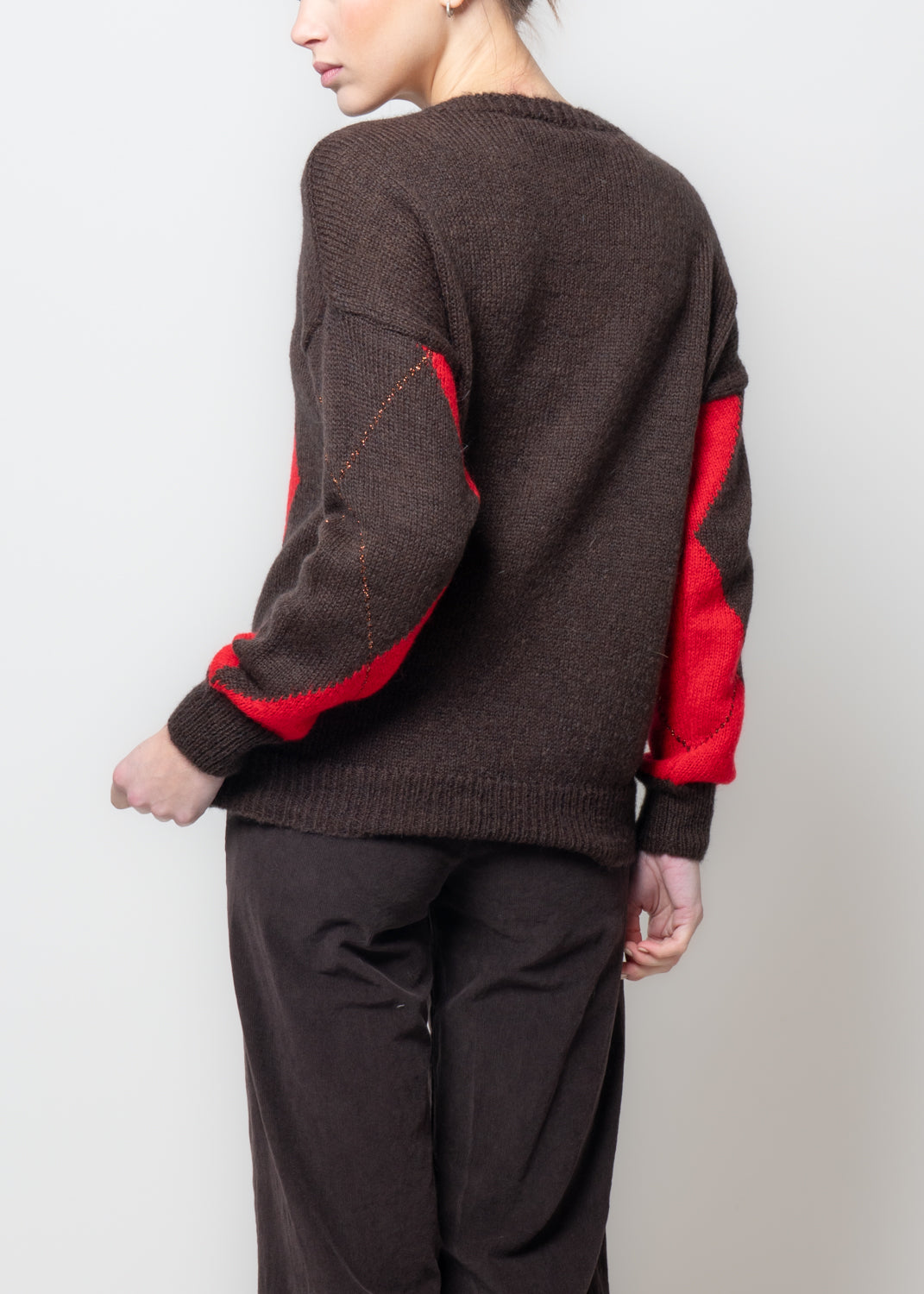 Maglia con motivo a rombo