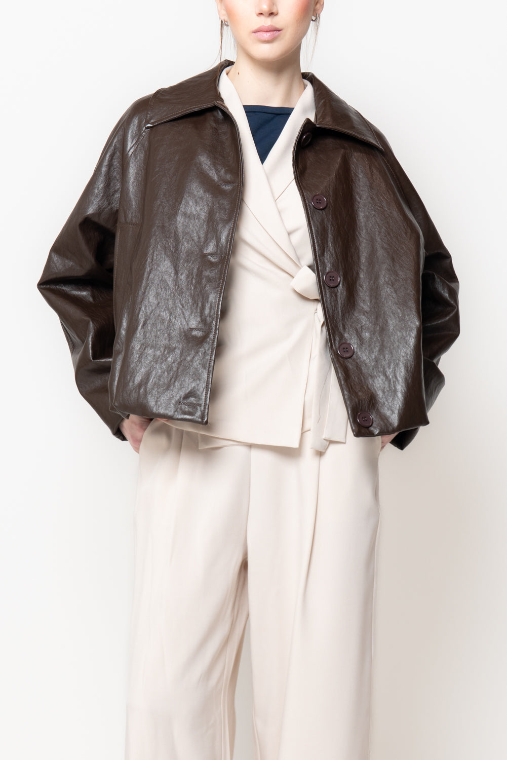 Giacca in Similpelle