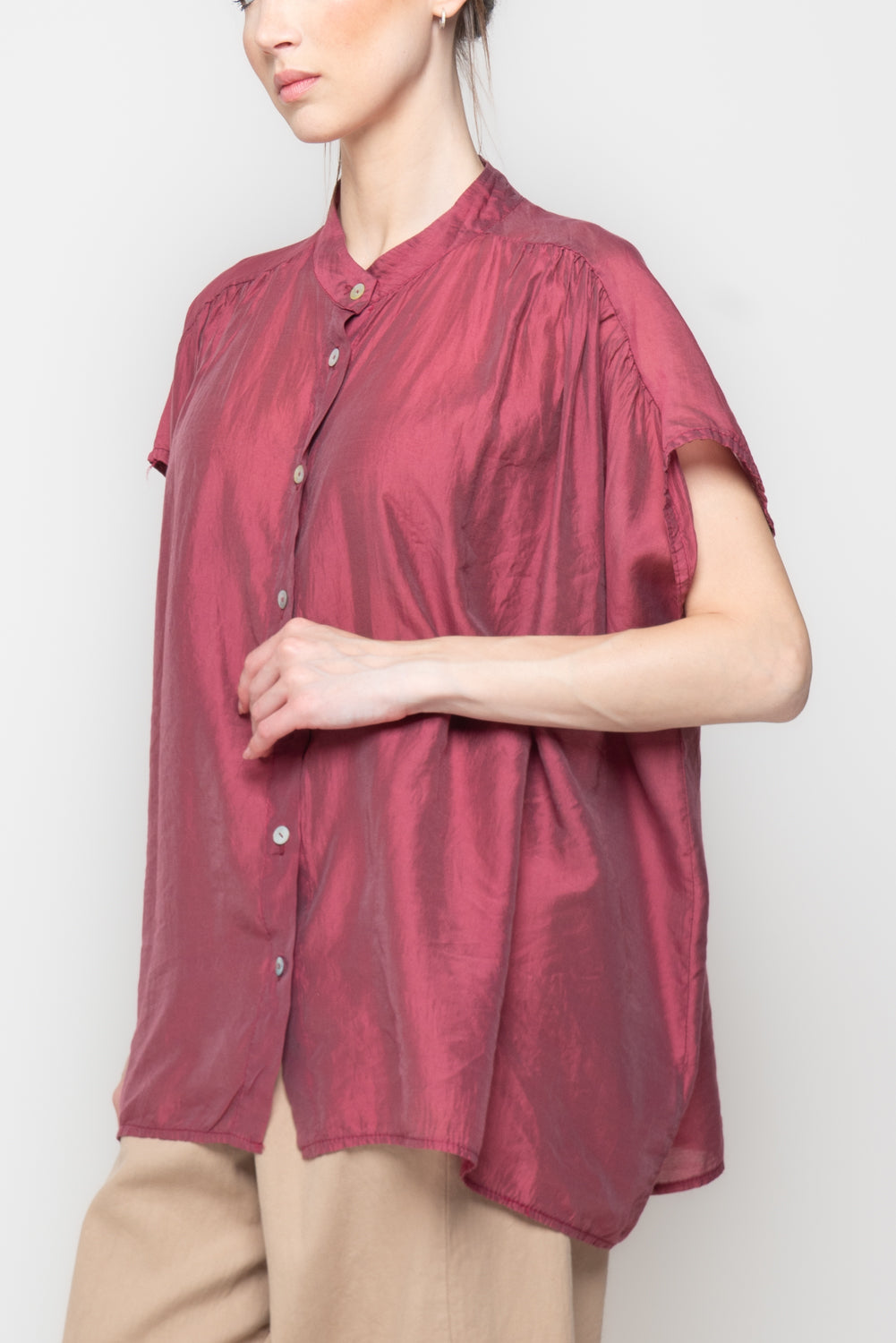 Camicia smanicata over