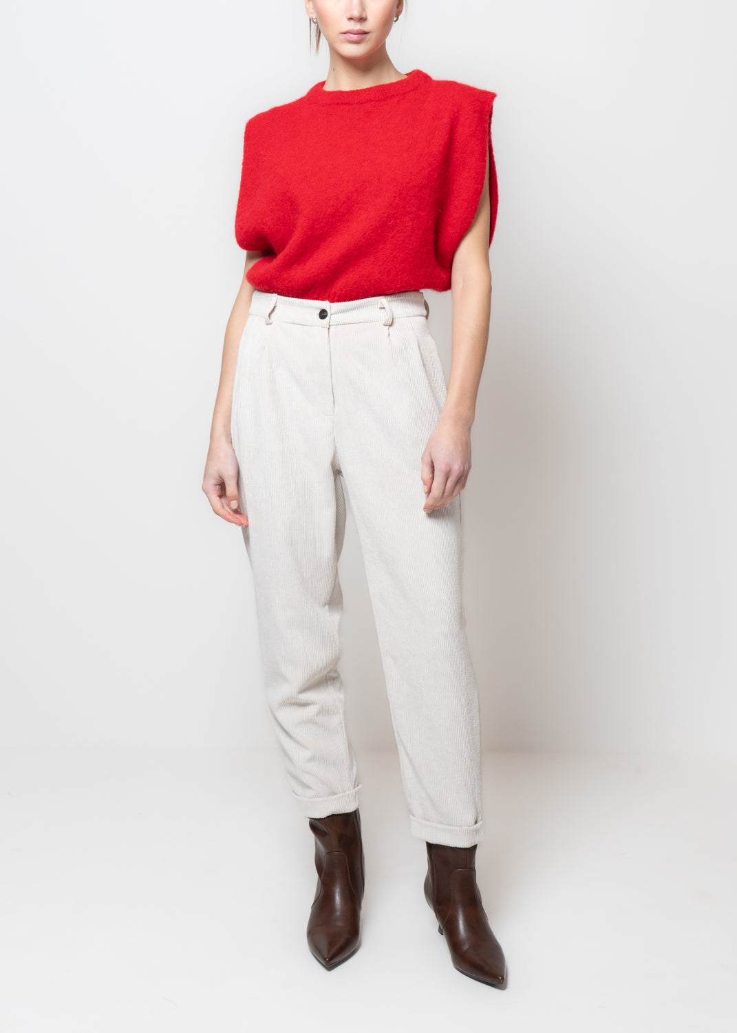 Pantaloni in velluto a sigaretta