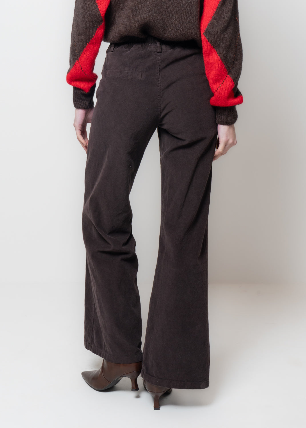 Pantaloni a palazzo in velluto