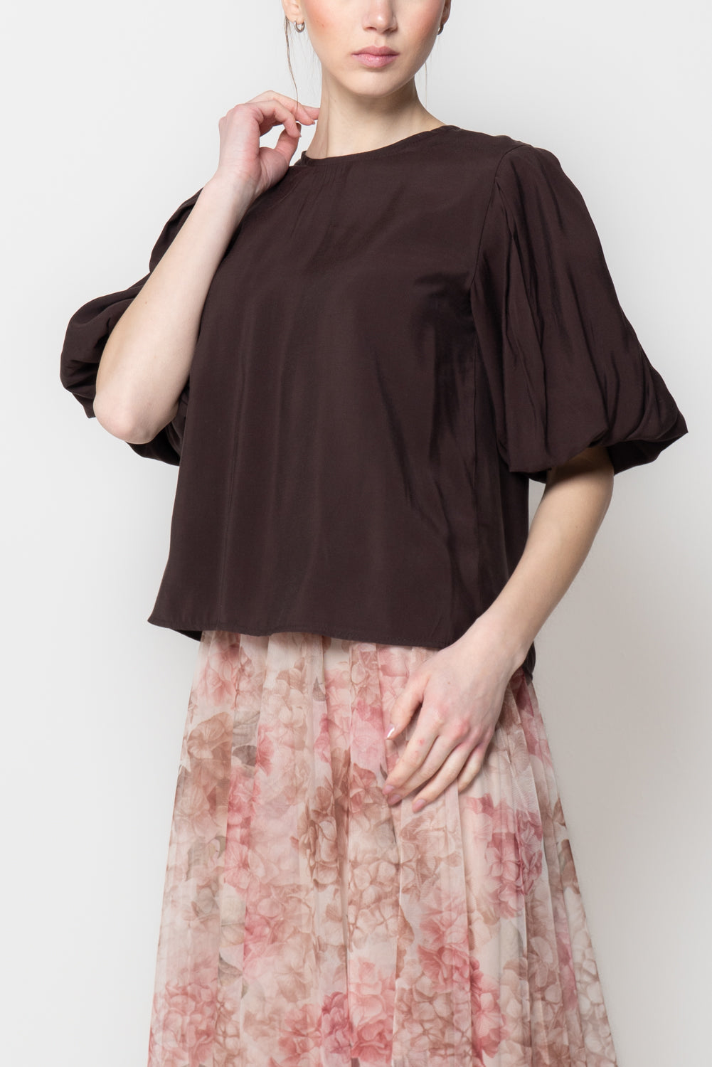 Blusa Manica a Bombolino
