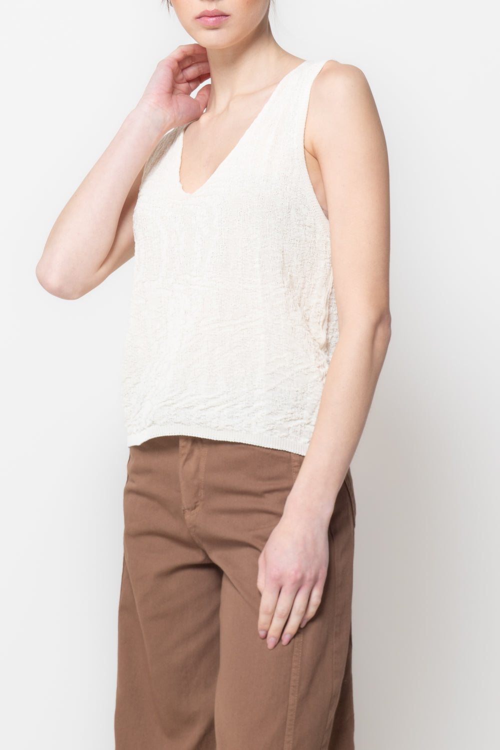 Top in Maglia Lavorata