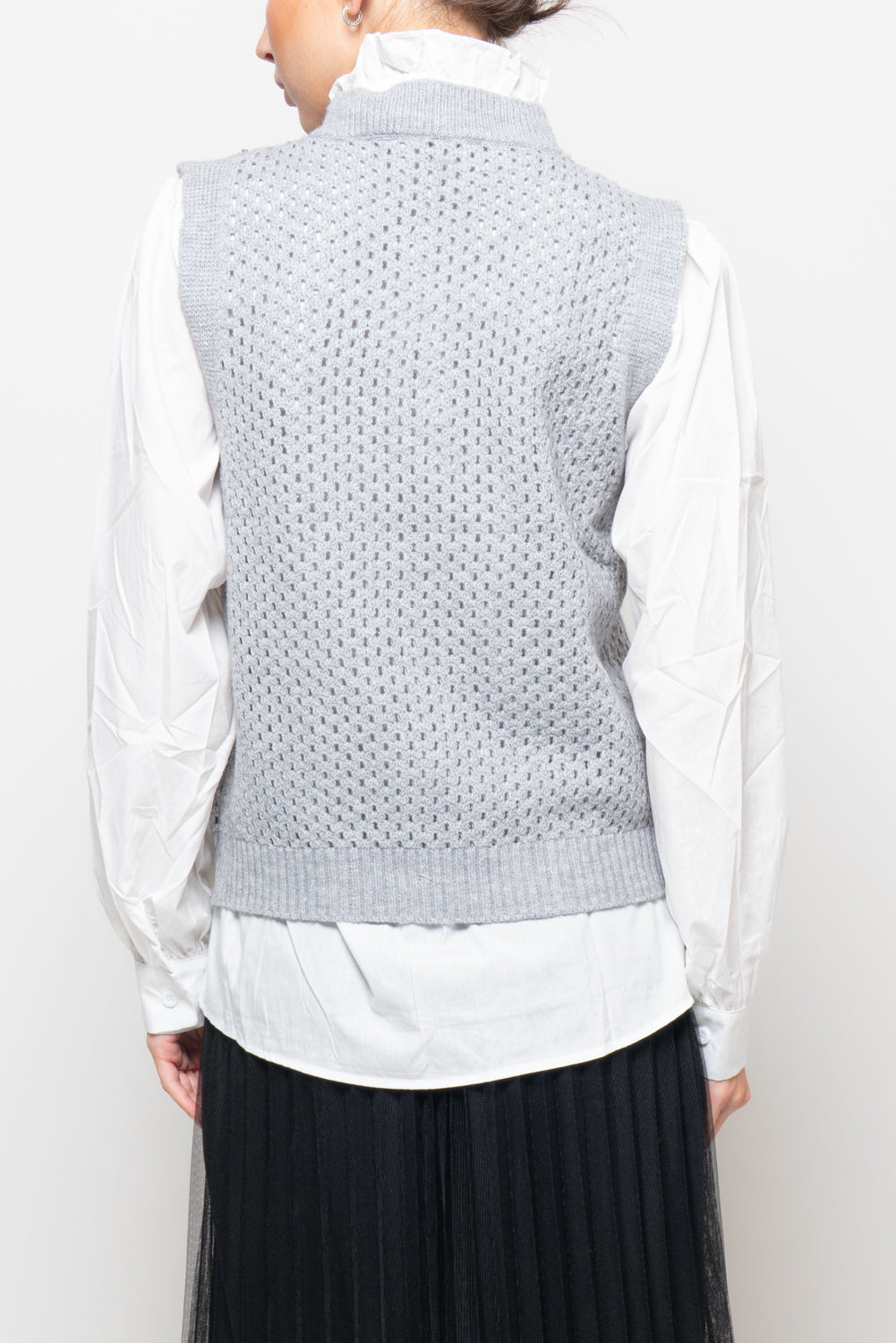 Camicia e gilet con strass