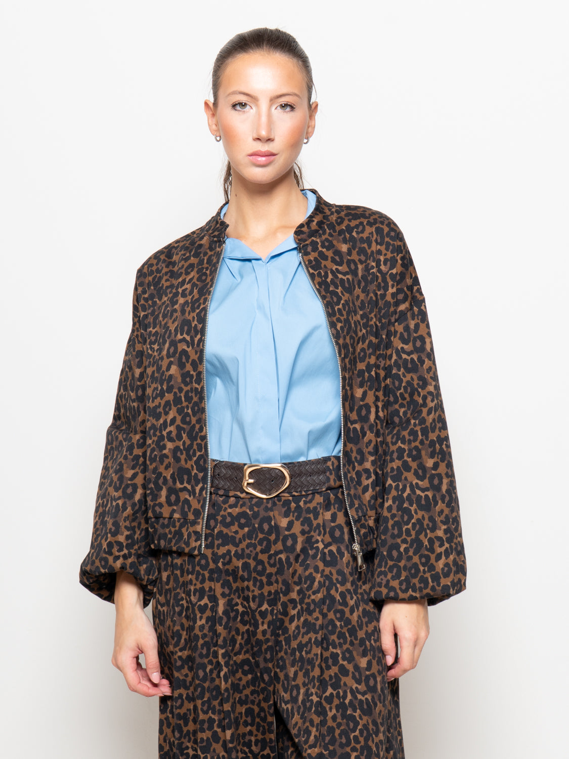 Bomber collo alto