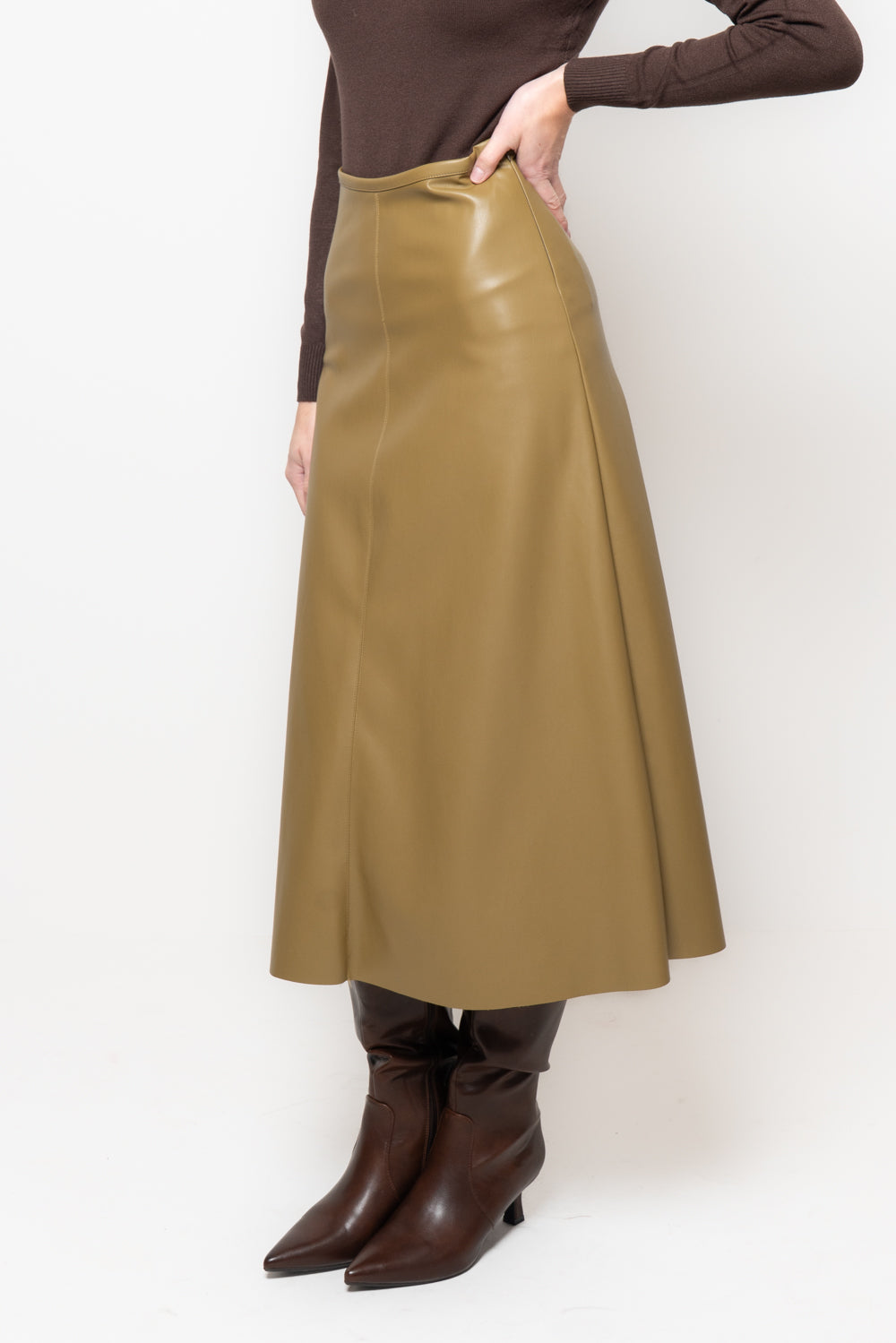 Lunguette a trapezio in ecopelle