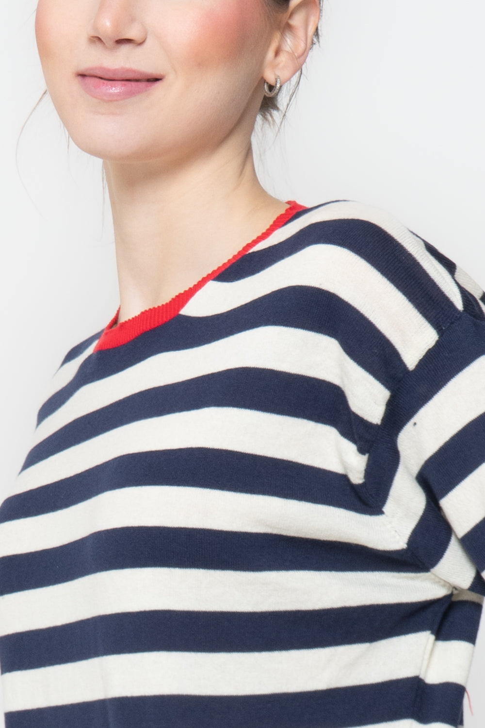 Maglia a Righe Bicolor